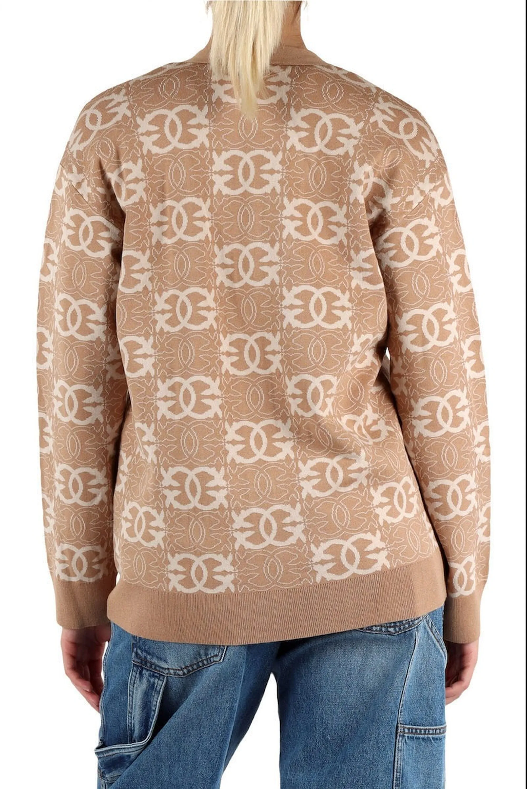Pinko Cardigan Half Breed Cammello 106042A2Yd 154584