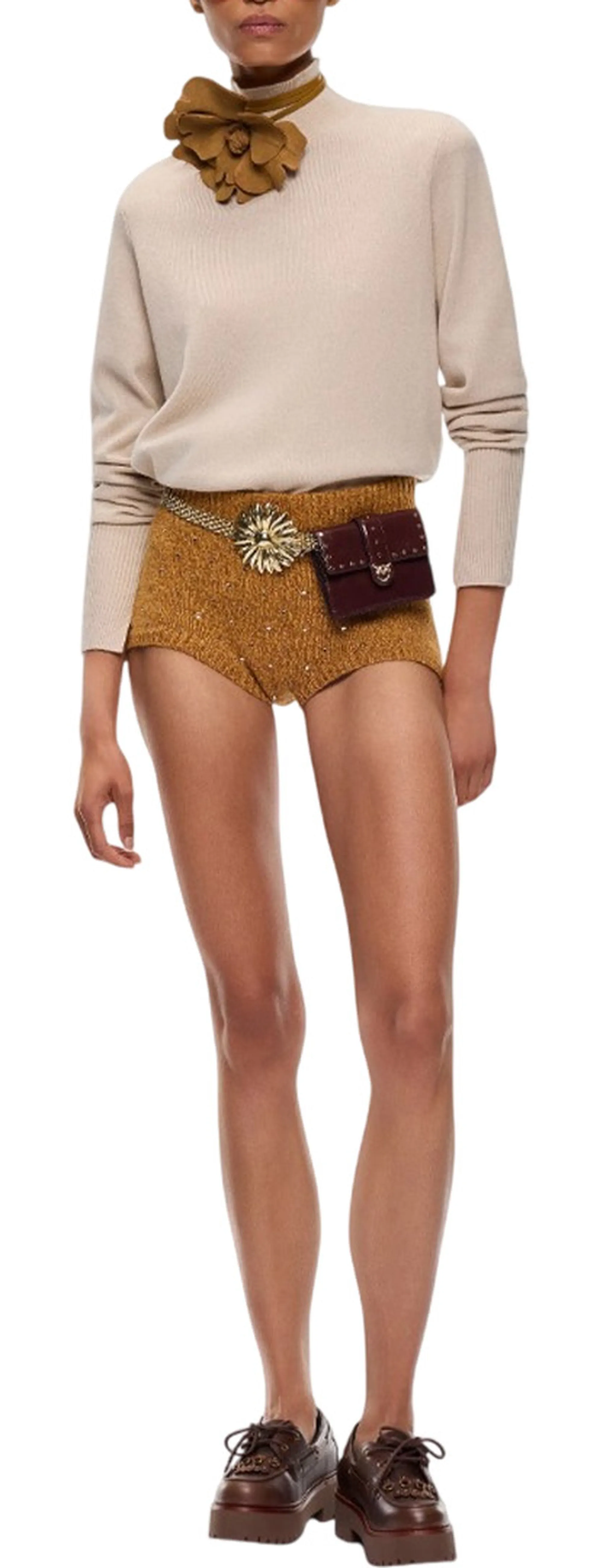 Pinko B'Nizza Turtleneck' Beige 107204A3G1 186565