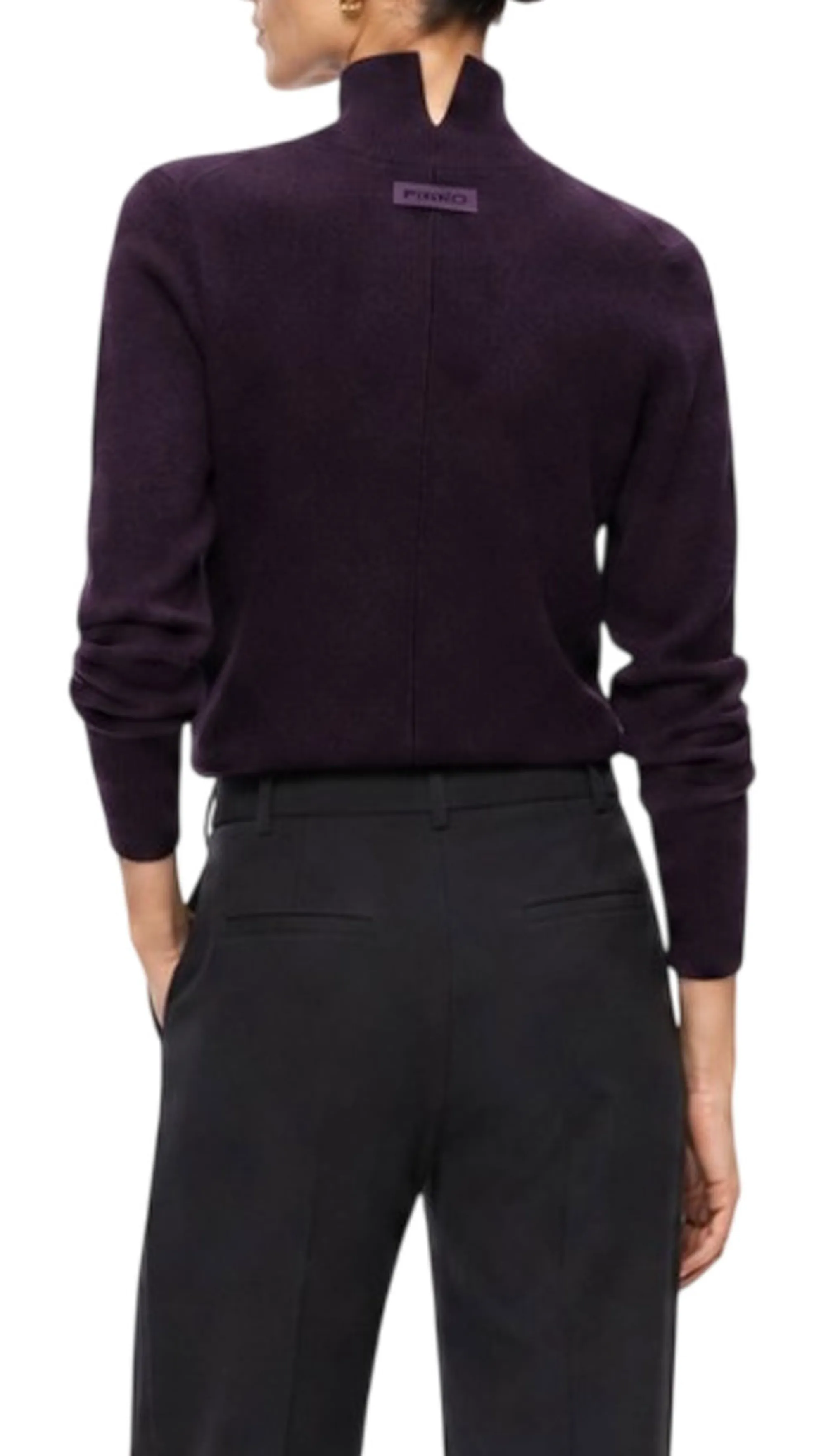 Pinko B'Nizza Turtleneck' Dark Purple 107204A3G1 186552