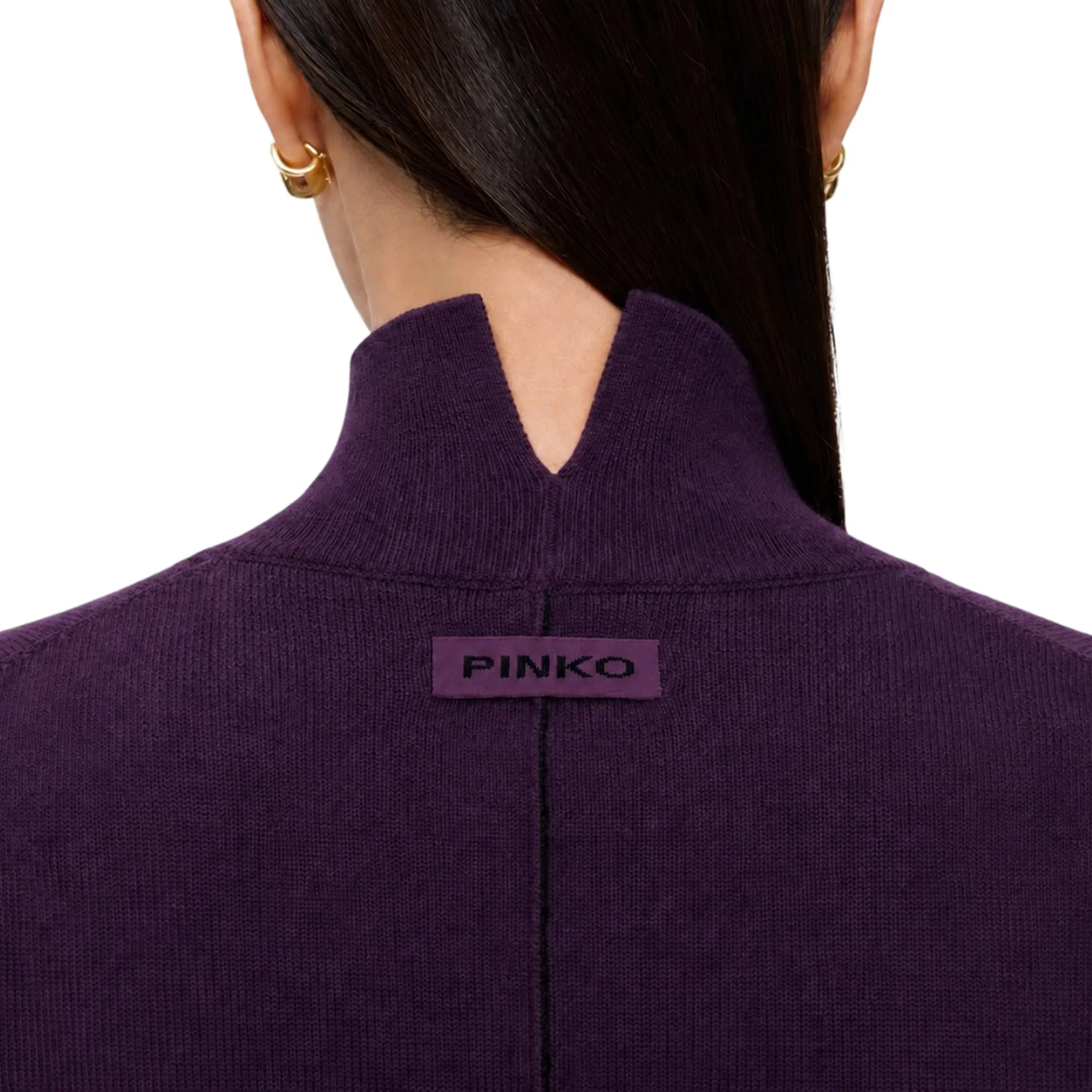 Pinko B'Nizza Turtleneck' Dark Purple 107204A3G1 186558
