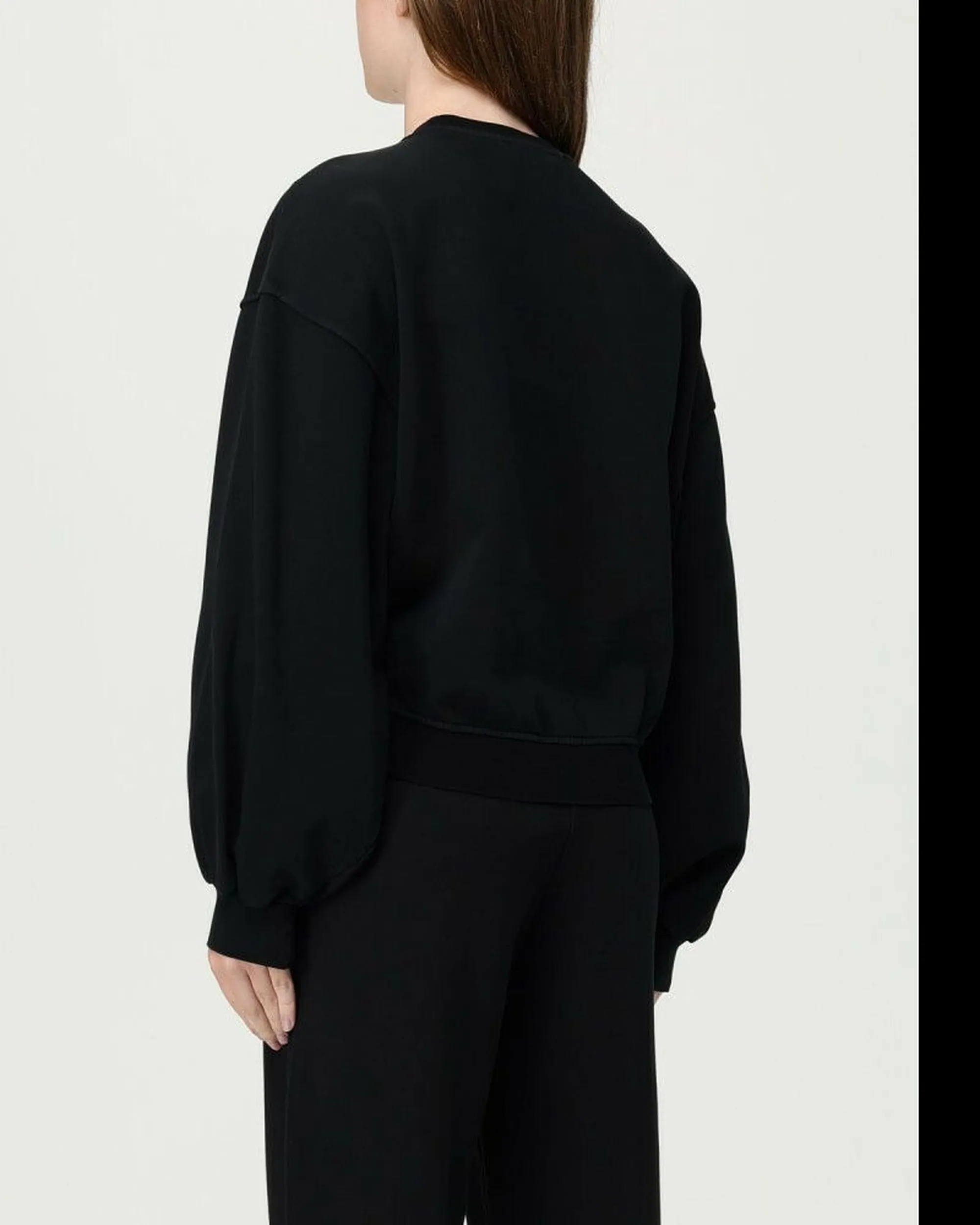 Pinko B'Sweatshirt With Embroidered Logo' Black 105510A2Rb 154380