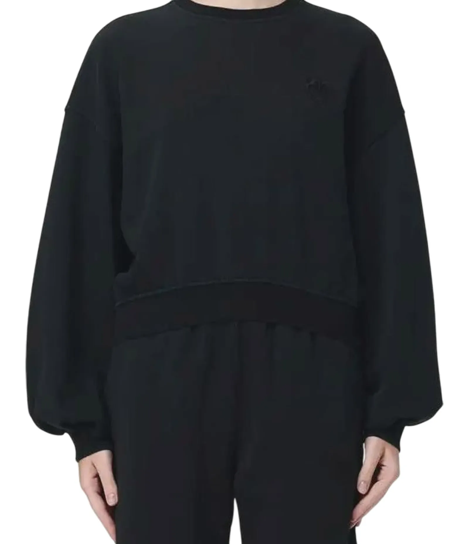Pinko Felpa Logo Ricamato Nero 105510A2Rb 154908