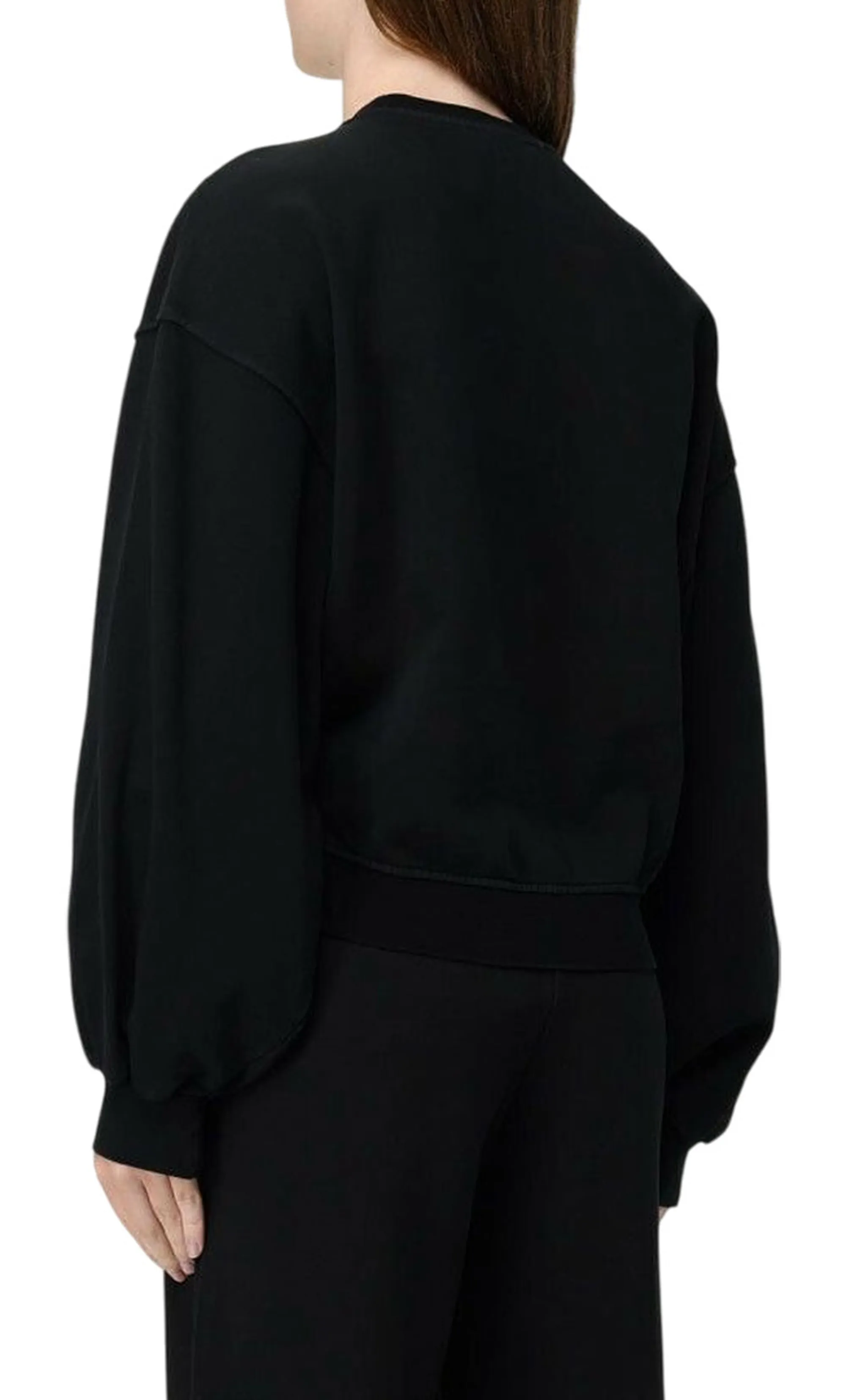 Pinko B'Sweatshirt With Embroidered Logo' Black 105510A2Rb 154909