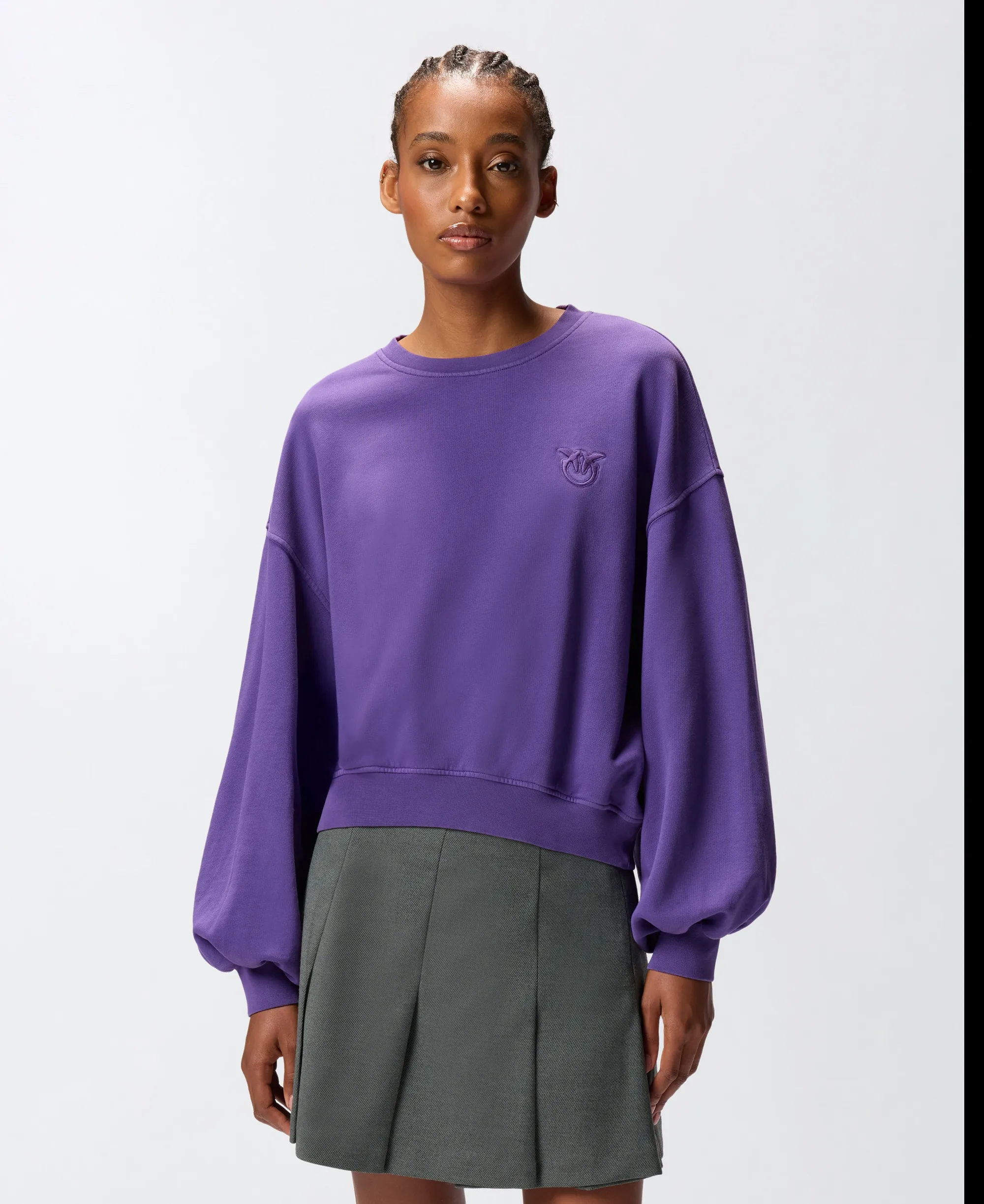 Pinko B'Sweatshirt With Embroidered Logo' Viola 105510A2Rb 154375