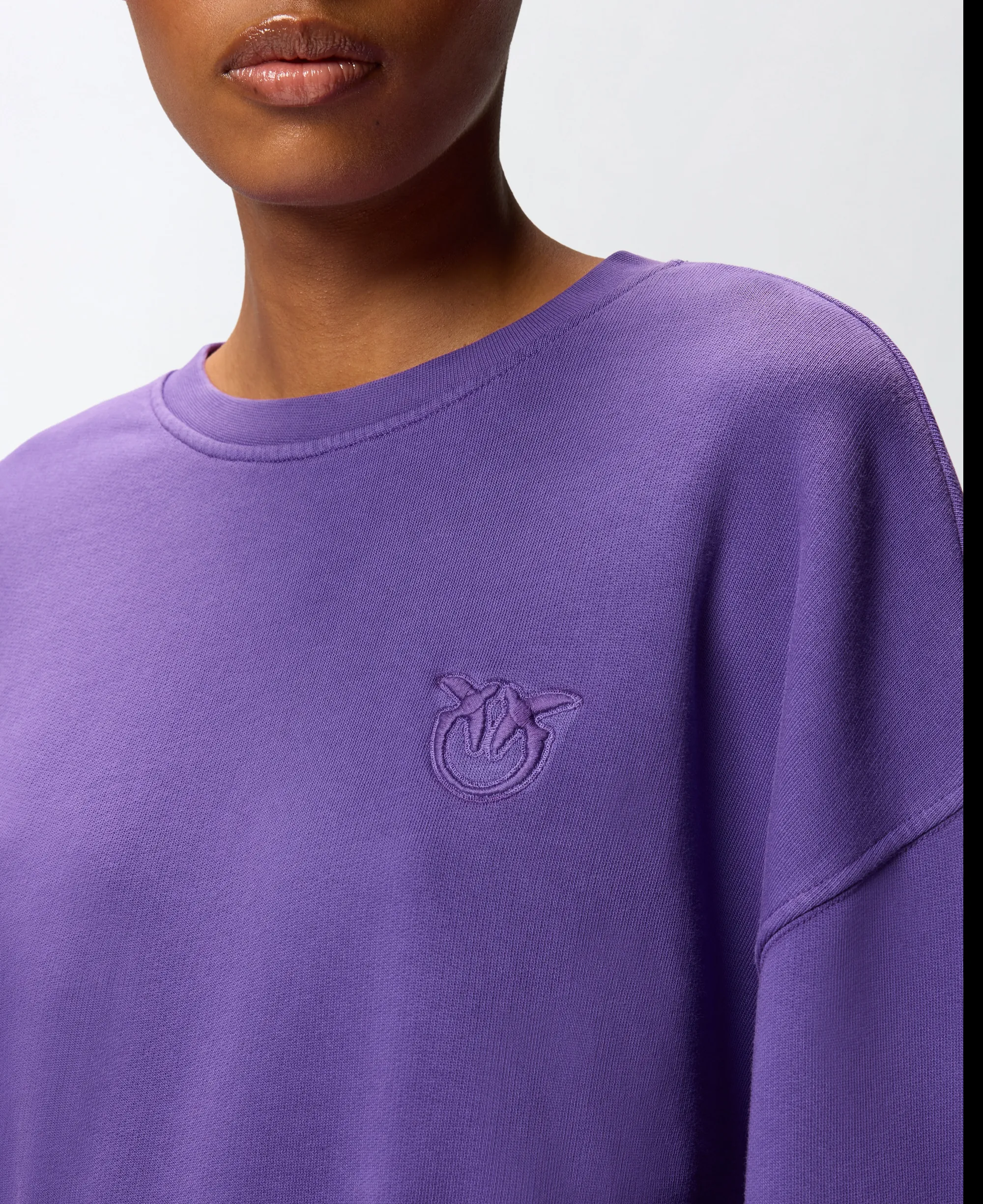 Pinko B'Sweatshirt With Embroidered Logo' Viola 105510A2Rb 154378