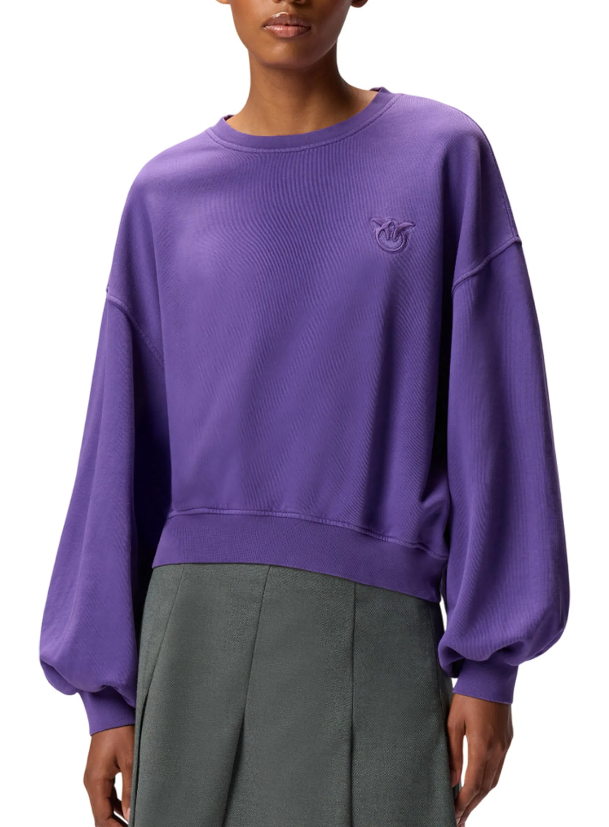 Pinko B'Sweatshirt With Embroidered Logo' Viola 105510A2Rb 154894