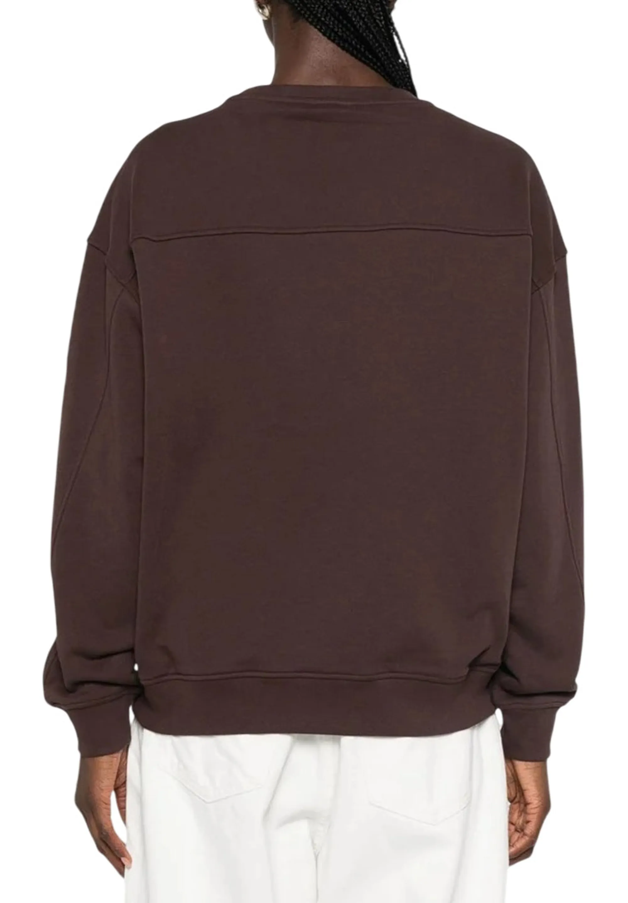Pinko B'Nelly Rcamo Logo Sweatshirt' Brown 100534A3Jq 186406