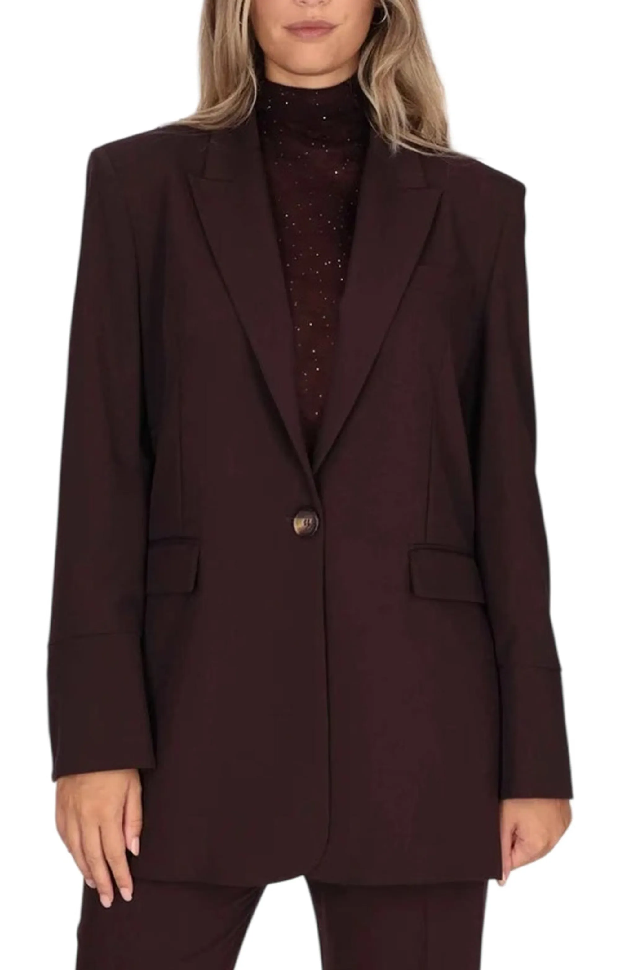 Pinko B'Kamut Jacket' Dark Bordeaux 105663A18E 186492