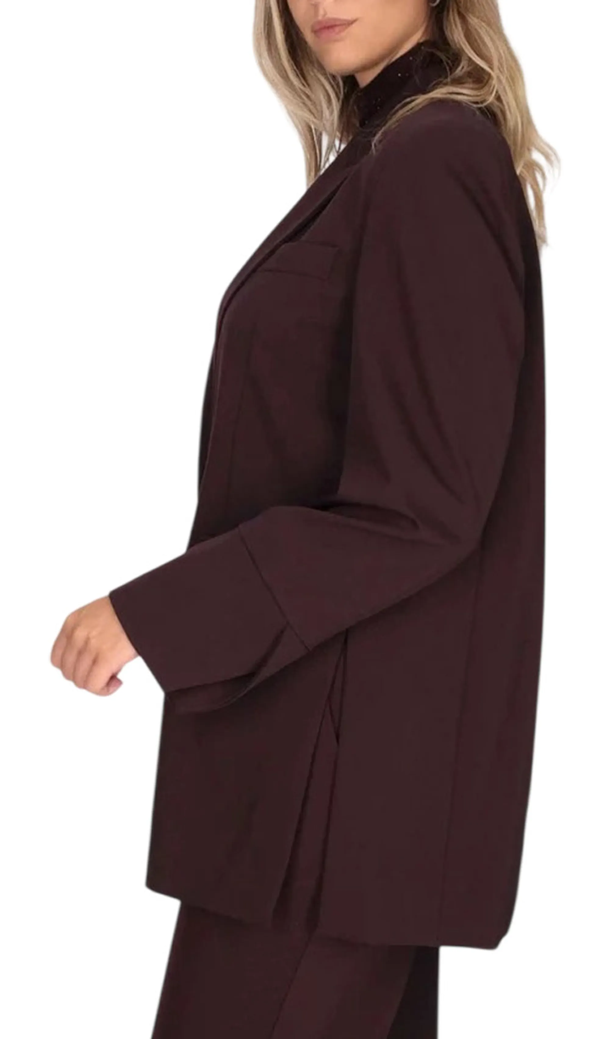 Pinko B'Kamut Jacket' Dark Bordeaux 105663A18E 186495