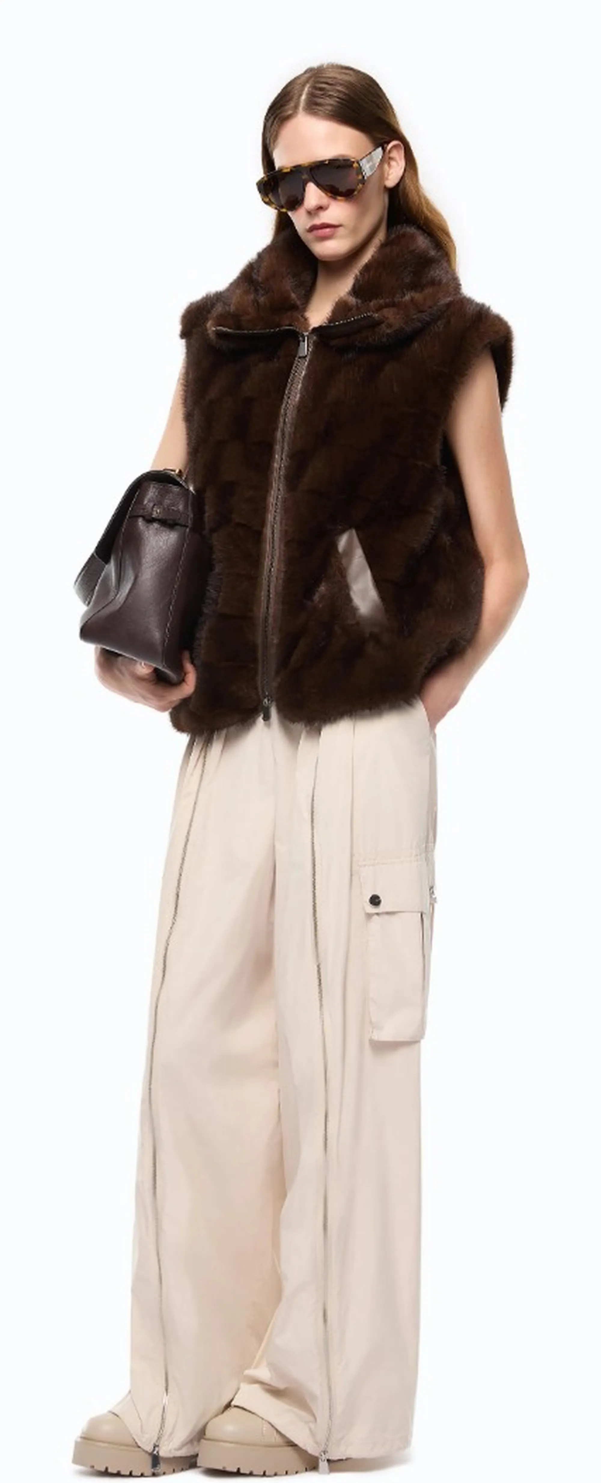 Pinko Gilet Glossinia Marrone 106939A3C5 186189