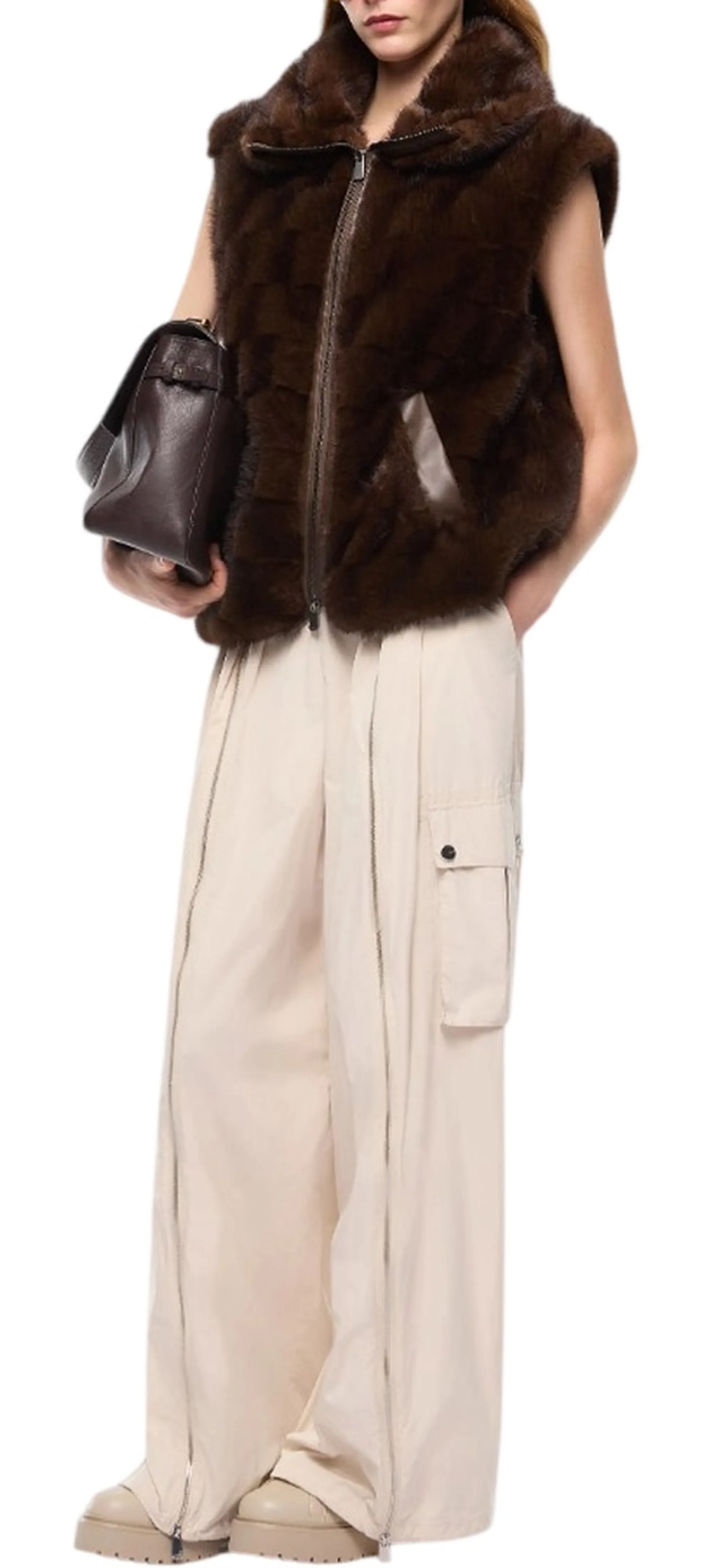 Pinko Gilet Glossinia Marrone 106939A3C5 186506