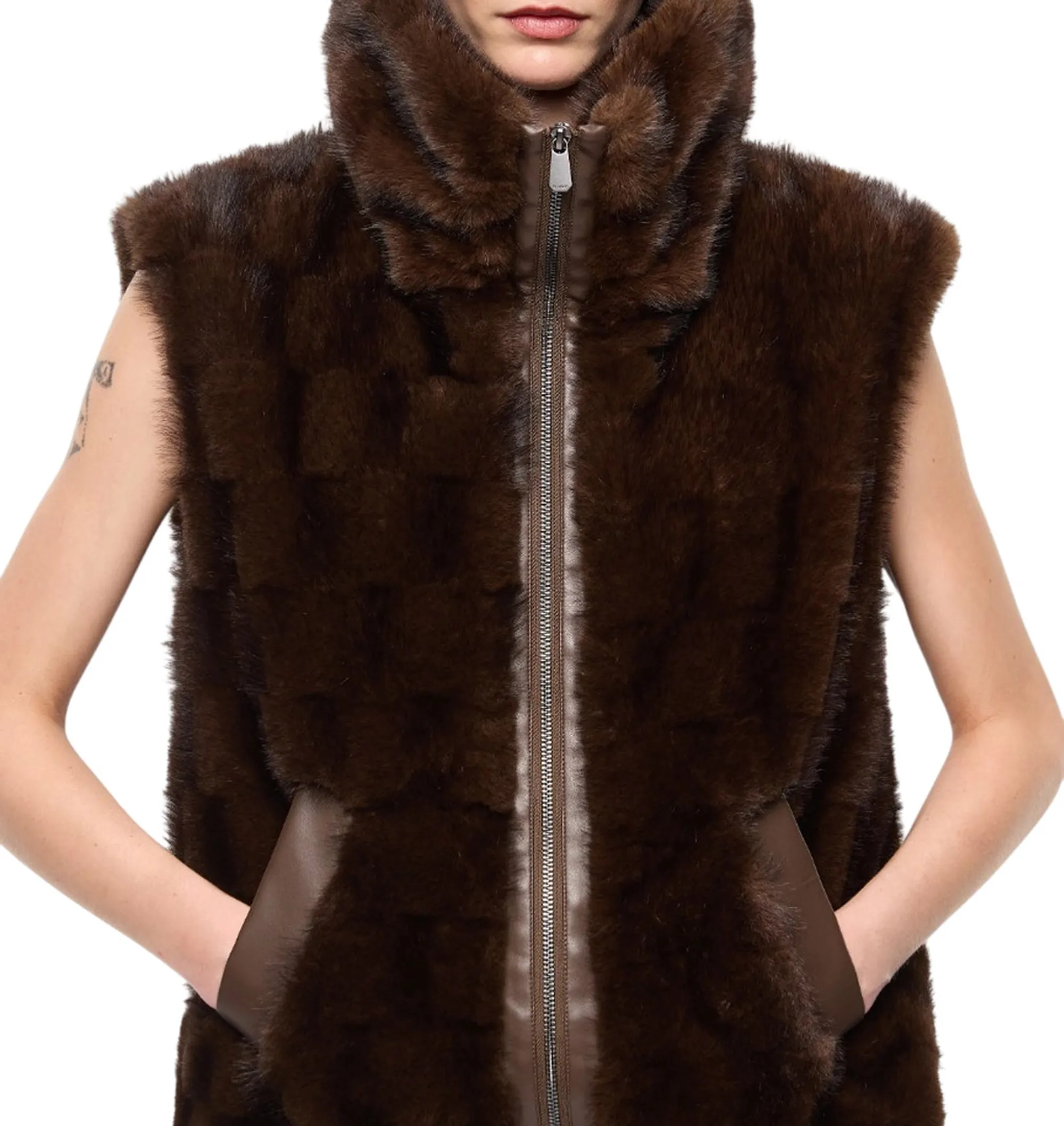 Pinko Gilet Glossinia Marrone 106939A3C5 186507