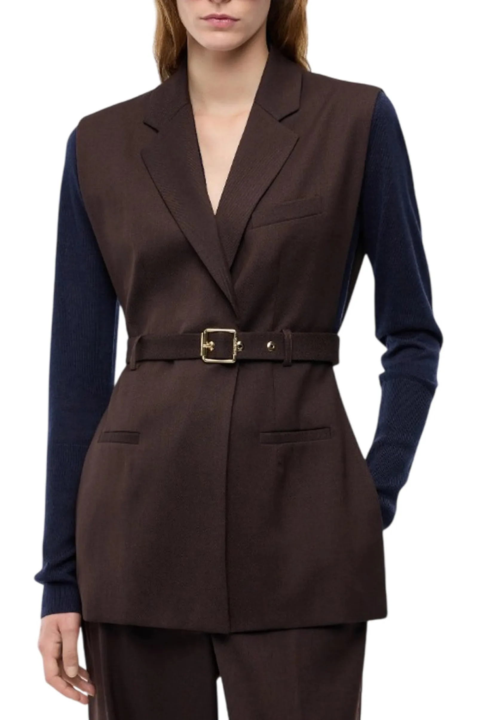 Pinko Gilet Nuraqus Marrone 107727A3Ms 186726