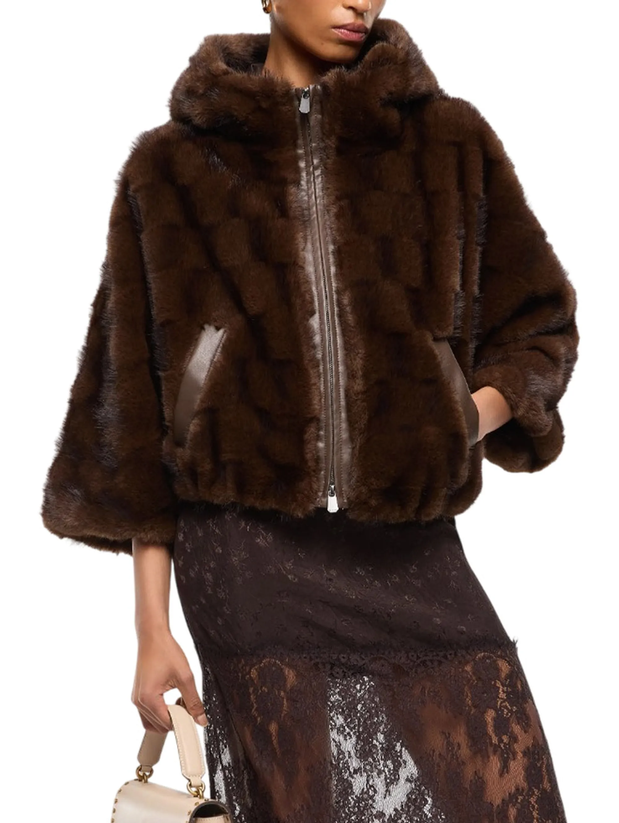 Pinko Giubbino Cadetia Marrone 107054A3C5 186515
