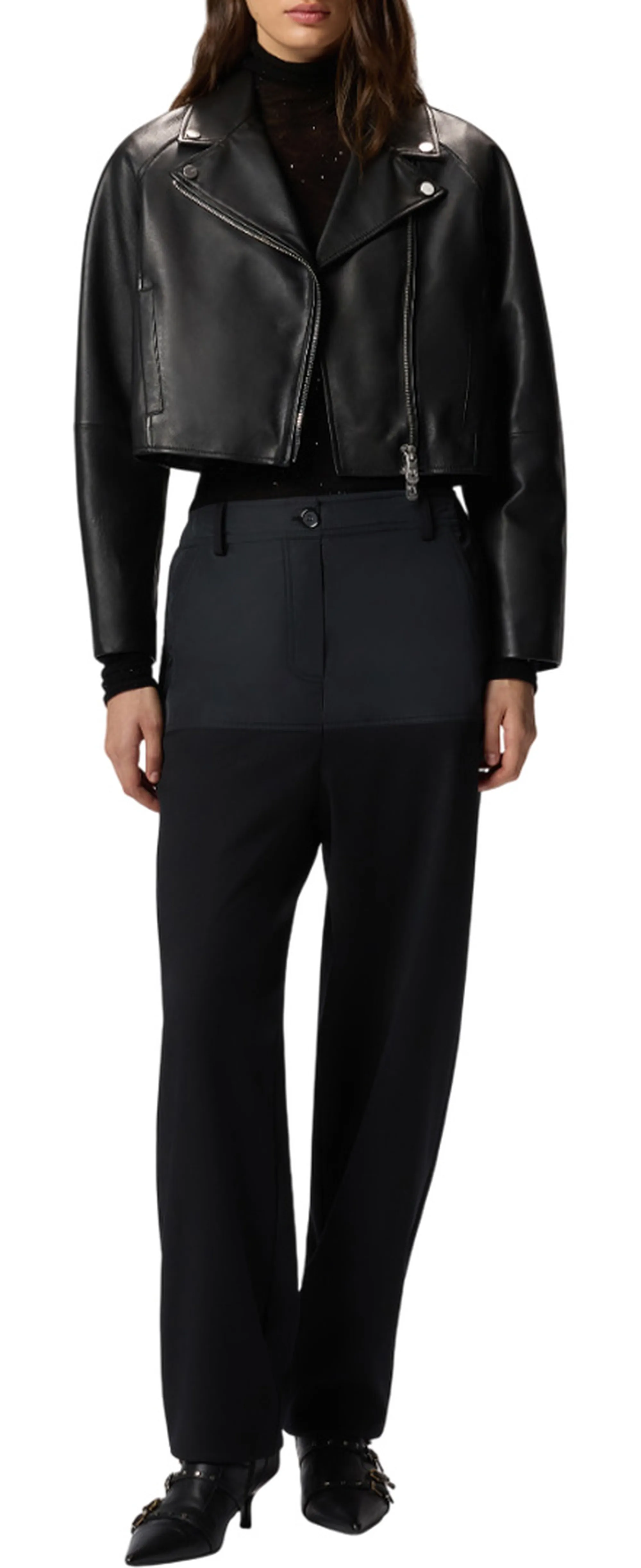 Pinko B'Gricciolo Nail Jacket' Black 105368A2Ht 159954