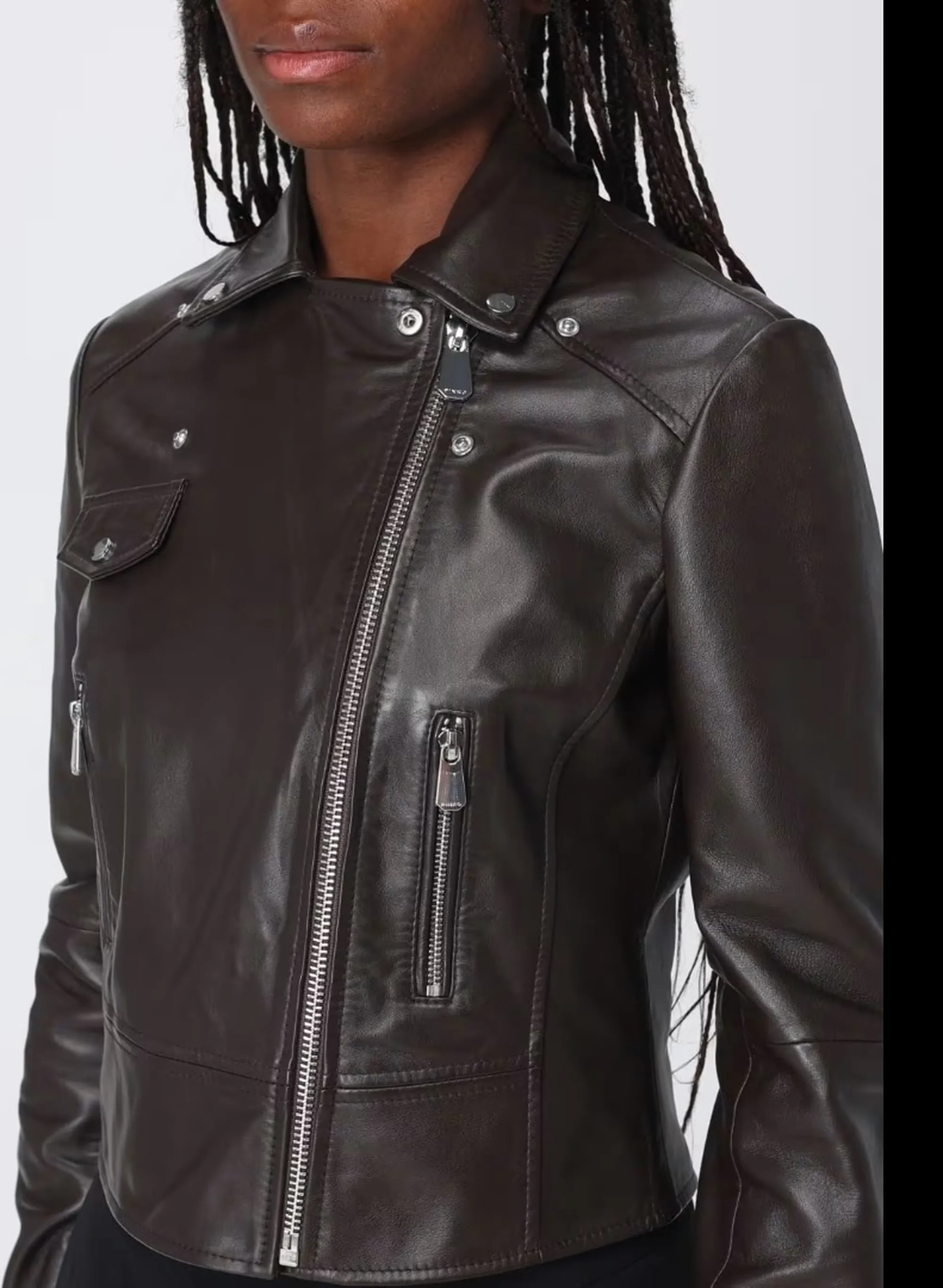 Pinko Giubbino New Sensibile Marrone 106247A3Eb 186039