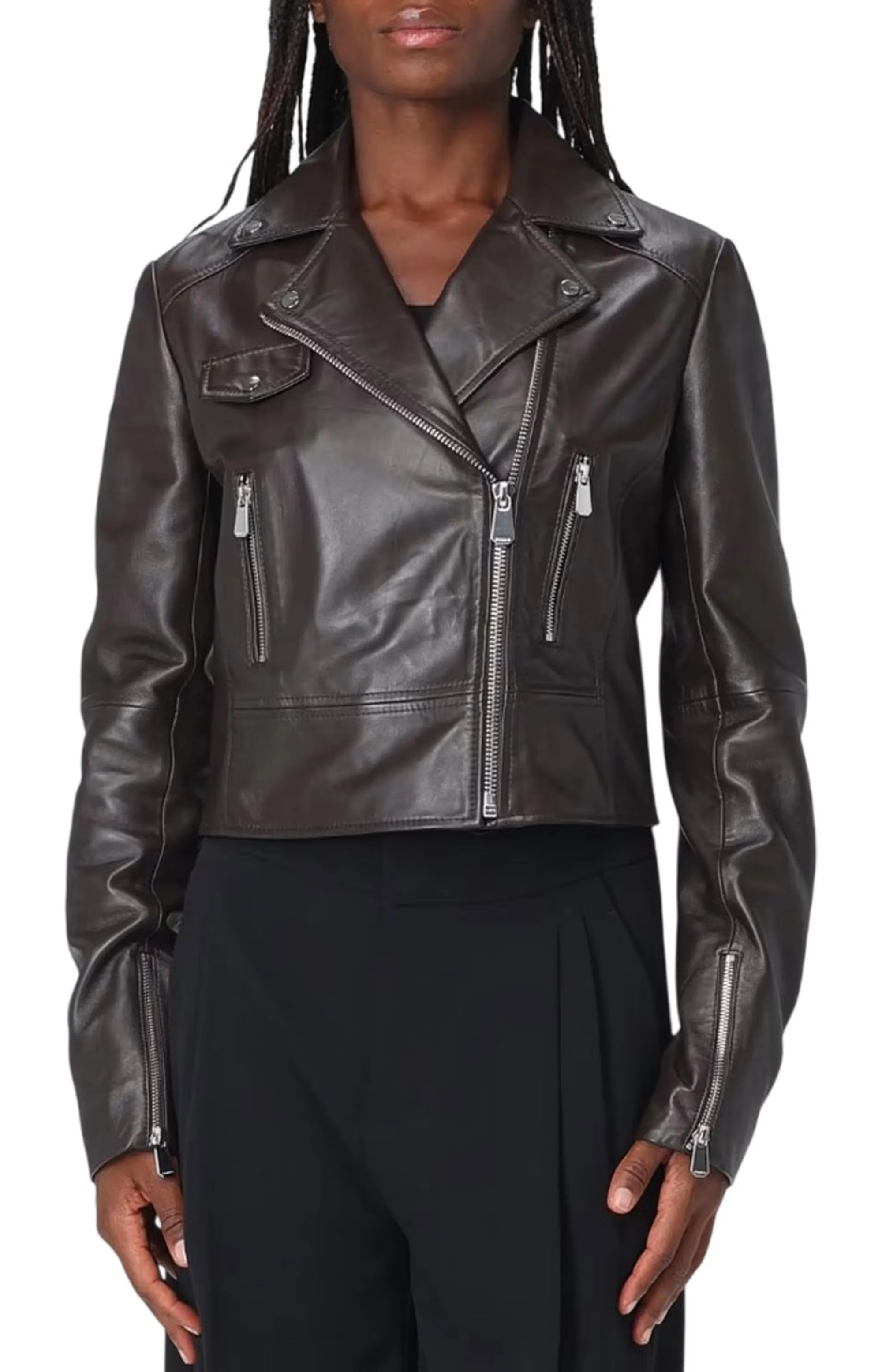 Pinko Giubbino New Sensibile Marrone 106247A3Eb 186500