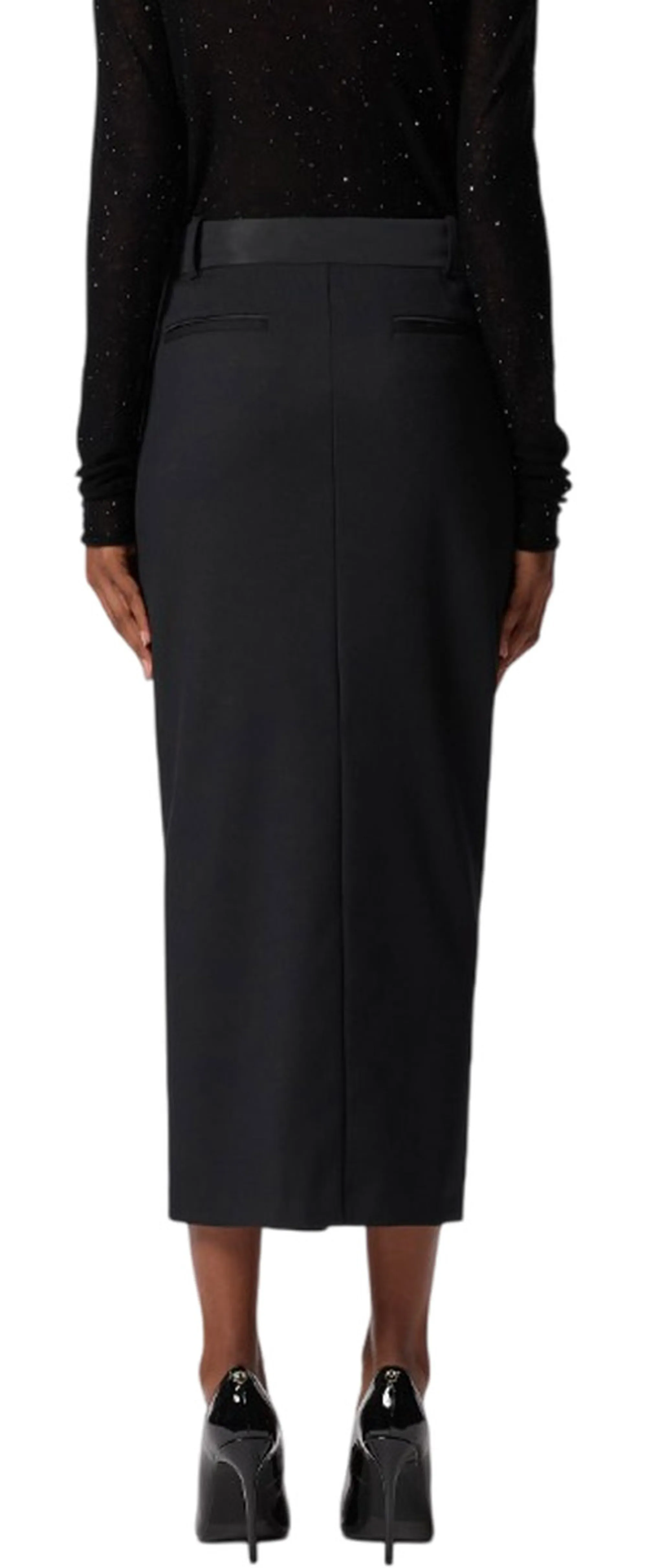 Pinko Gonna Nero 106134A30C 168635