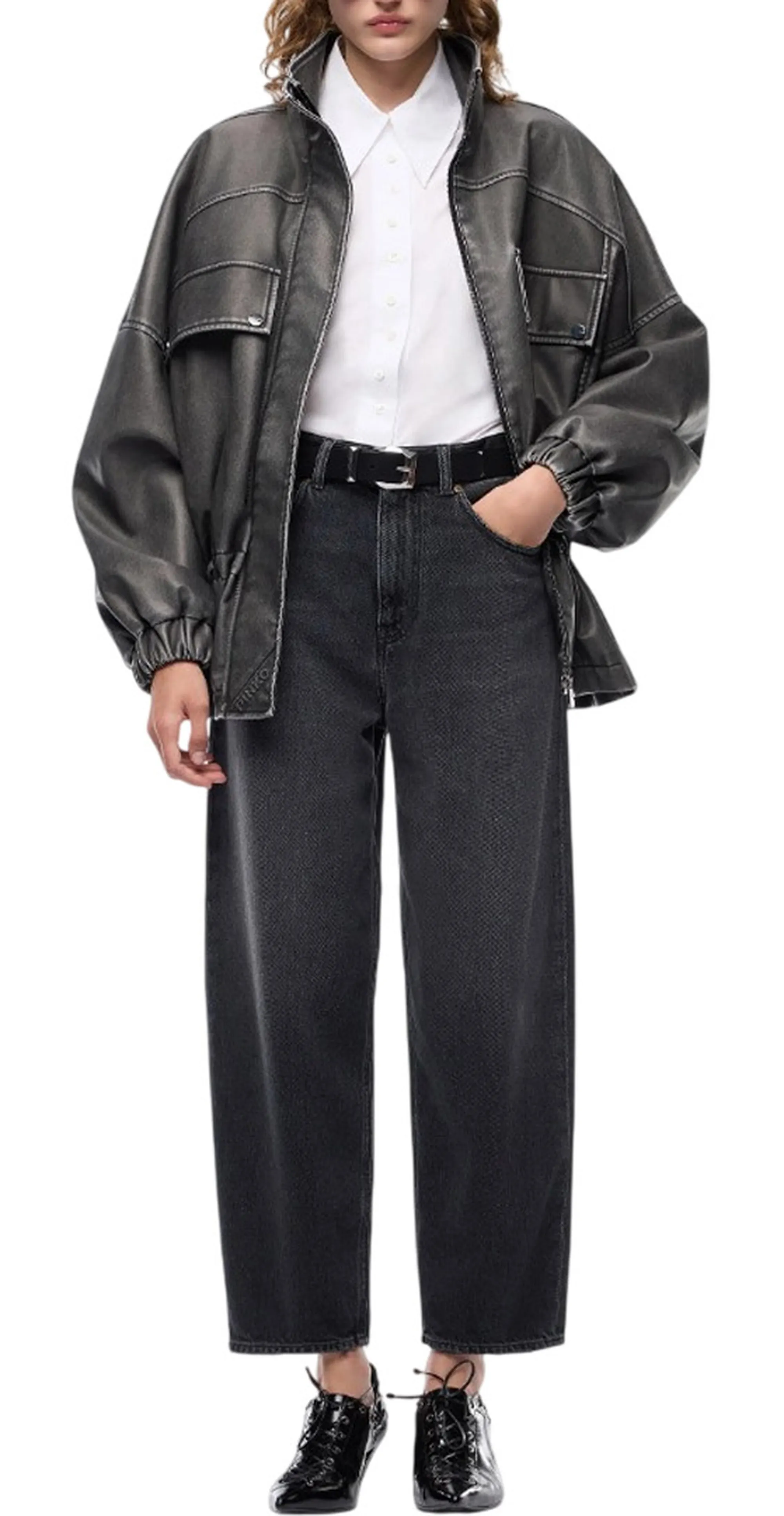 Pinko Jeans Egg Estelle Denim Nero 103857A3Gw 186442