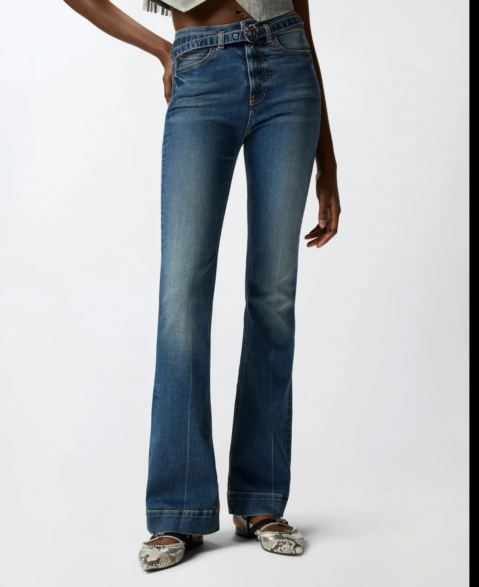 Pinko Jeans Flora Flare Denim 100166A33L 170178