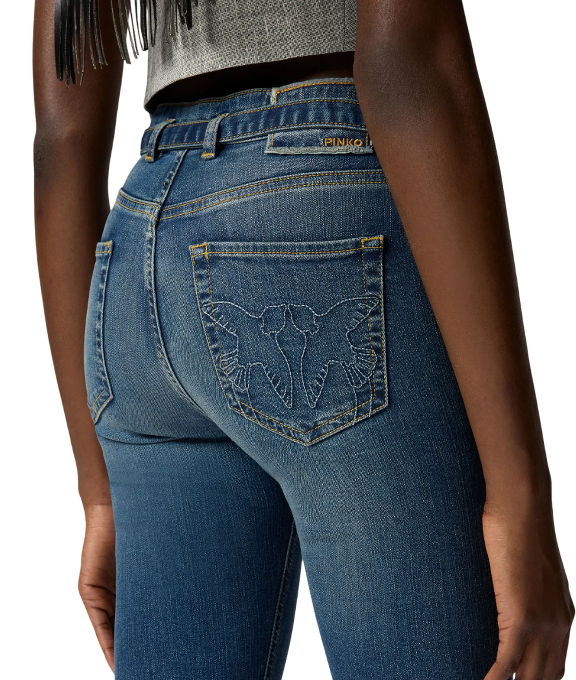 Pinko B'Jeans Flora Flare' Denim 100166A33L 178537