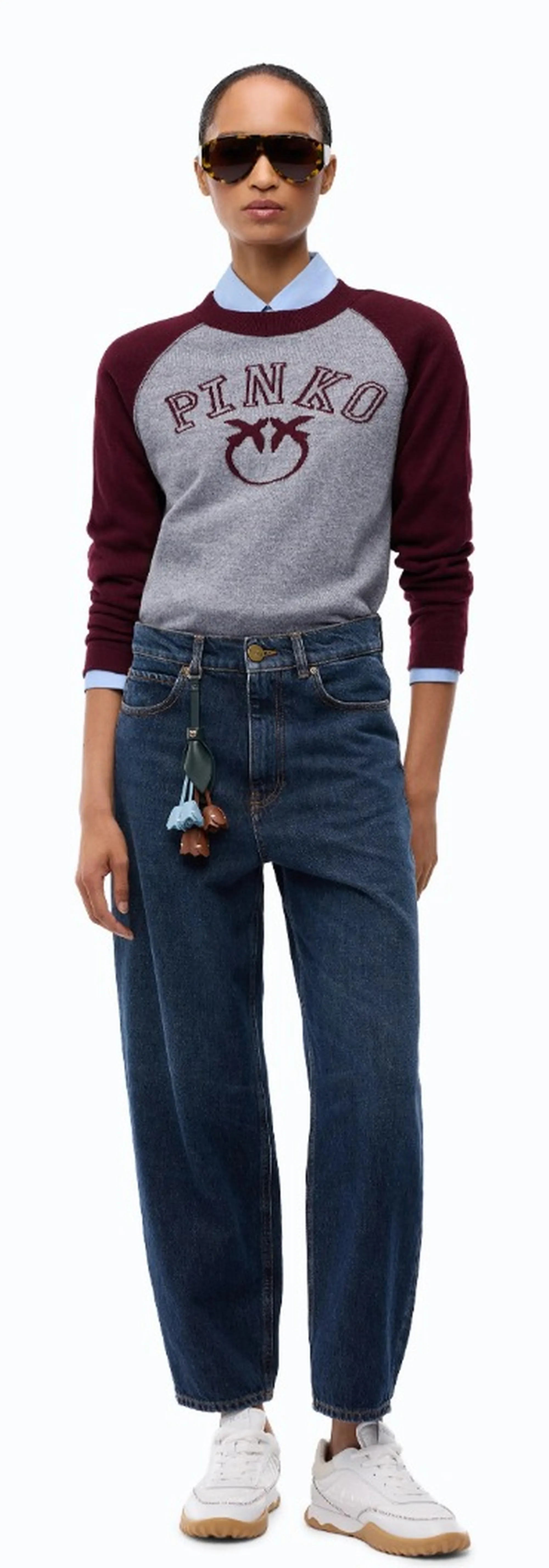 Pinko Maglia Amsterdam Grigio 107326A3Io 185958