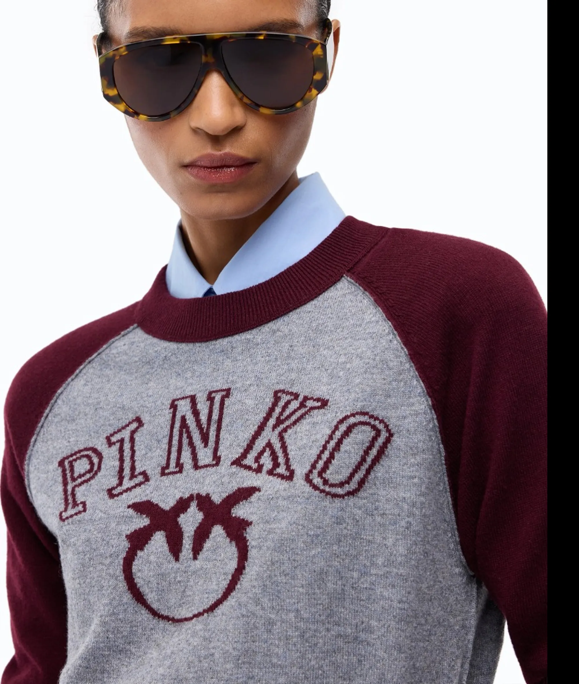 Pinko Maglia Amsterdam Grigio 107326A3Io 185959