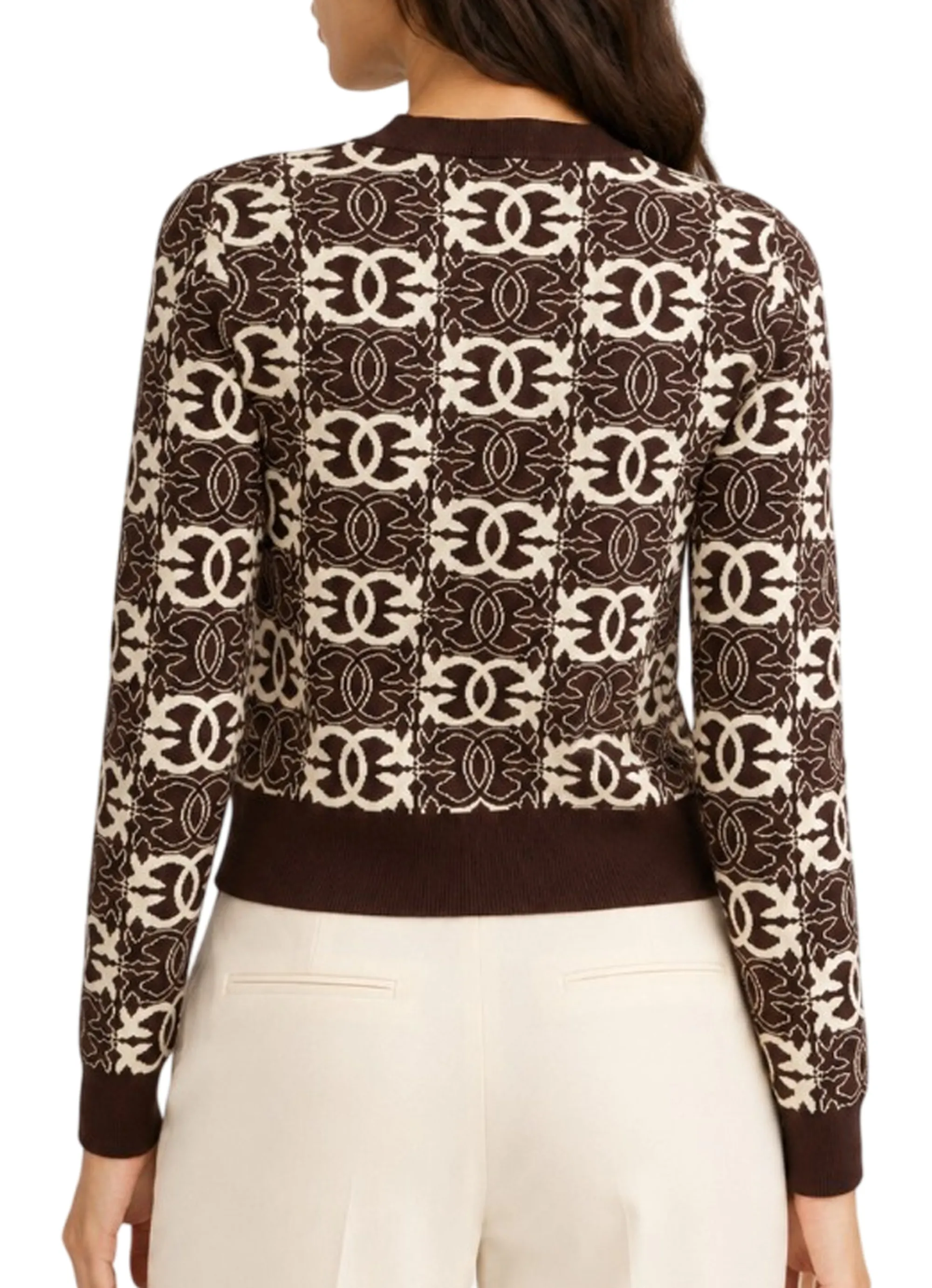 Pinko B'Gypsies Sweater' Brown 106041A2Yd 187526