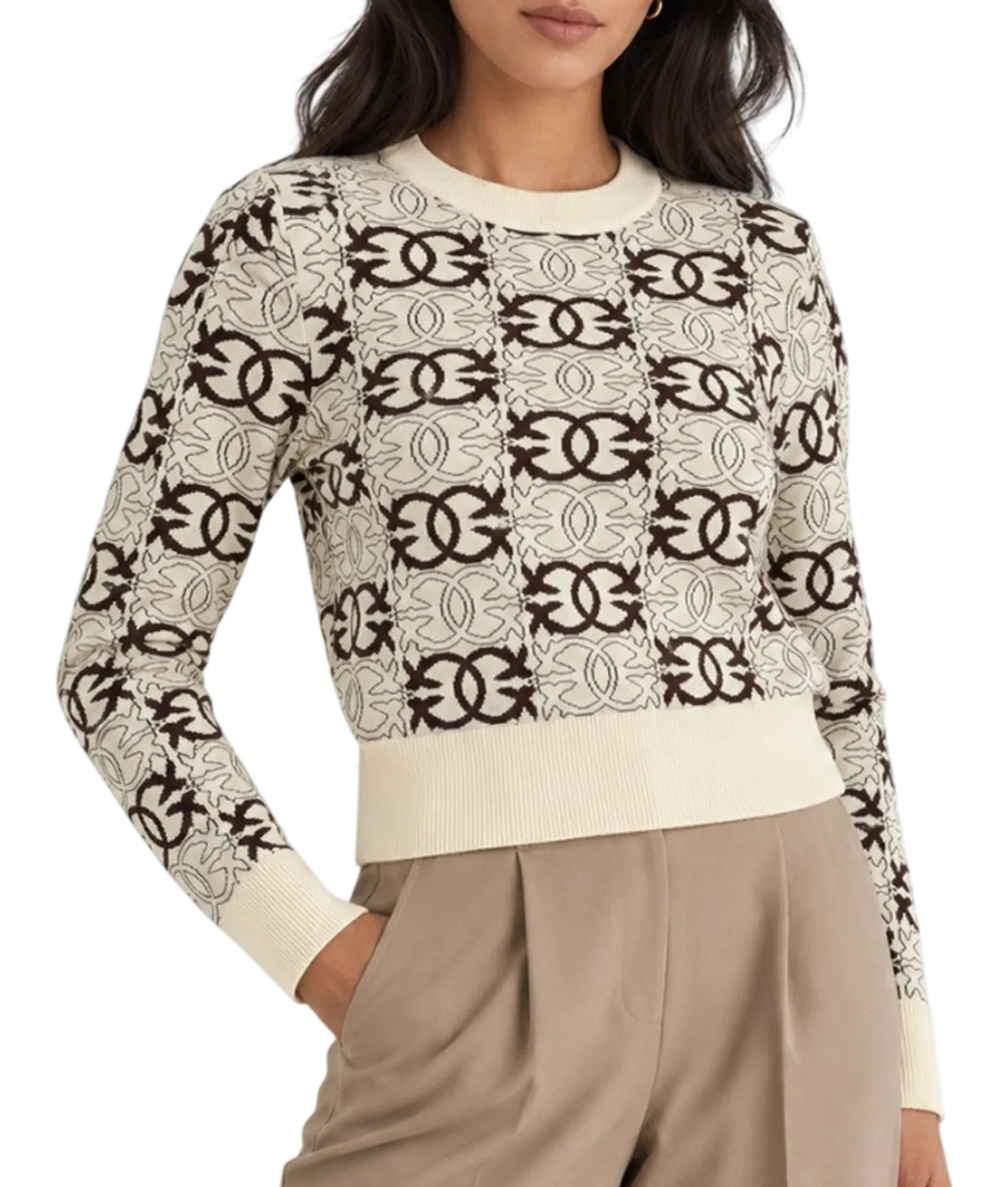 Pinko Maglia Gypsies Panna 106041A2Yd 187529