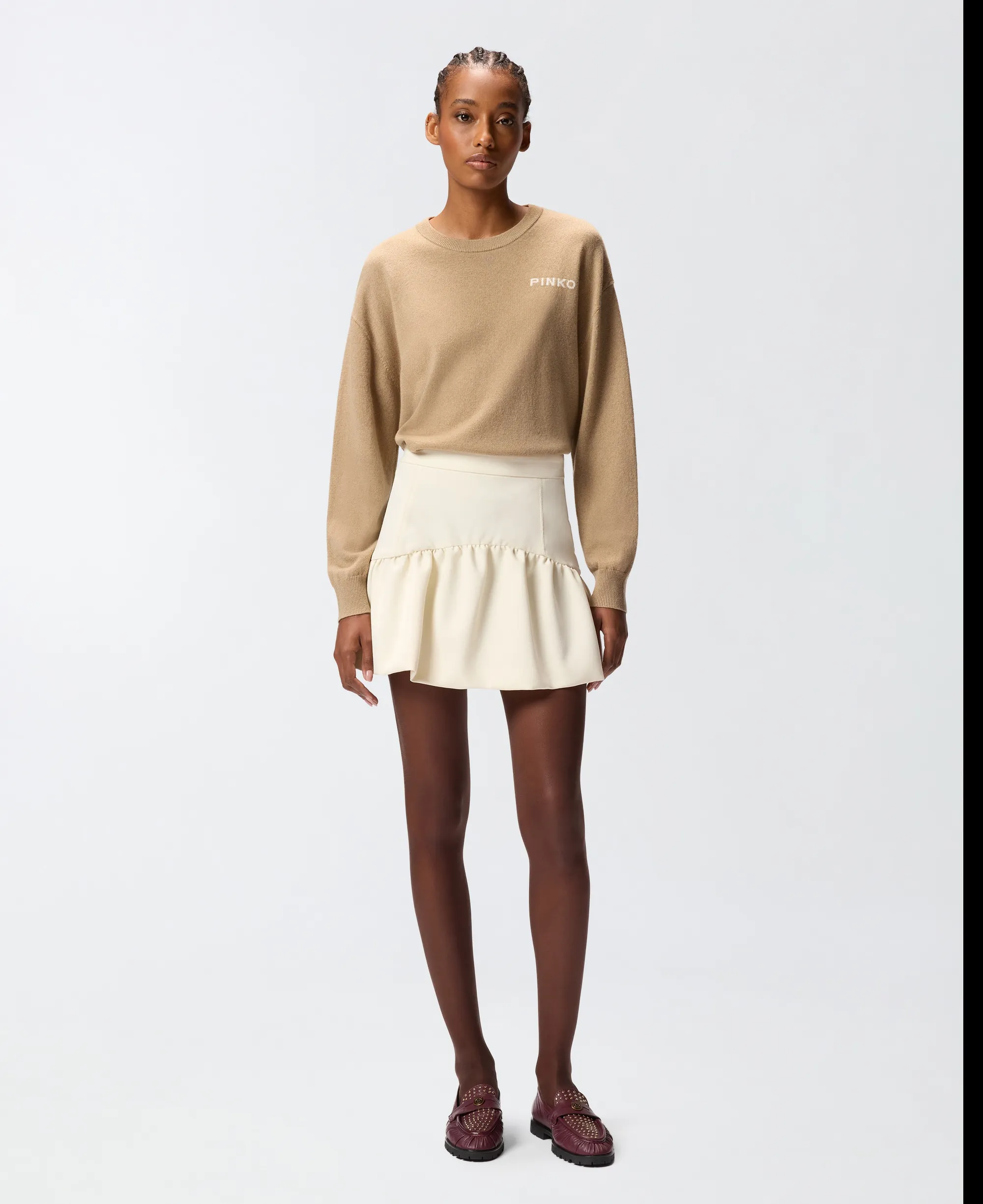 Pinko B'Martinique Shirt' Beige 105561A2Si 154429