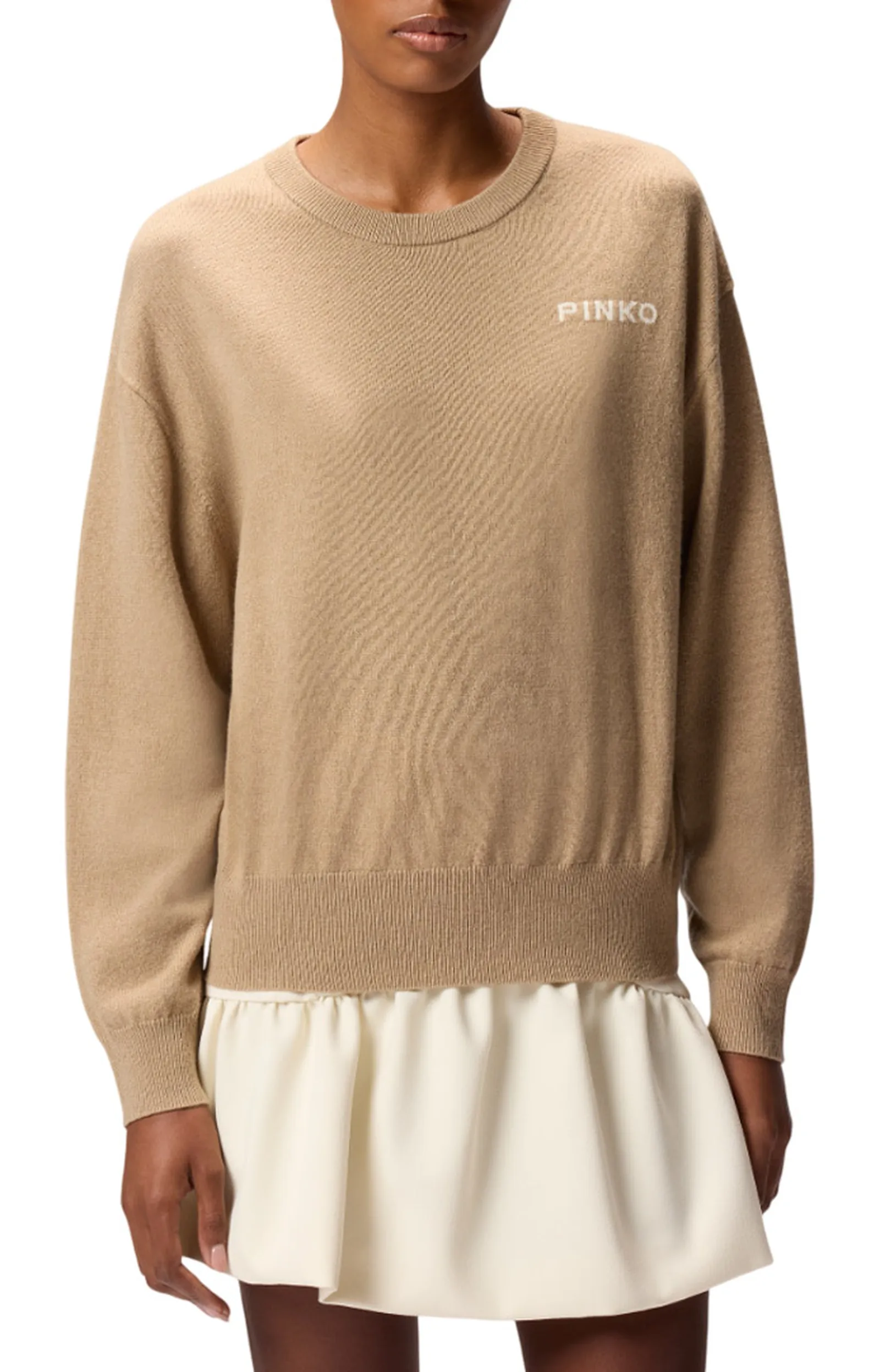 Pinko Maglia Martinica Beige 105561A2Si 154811