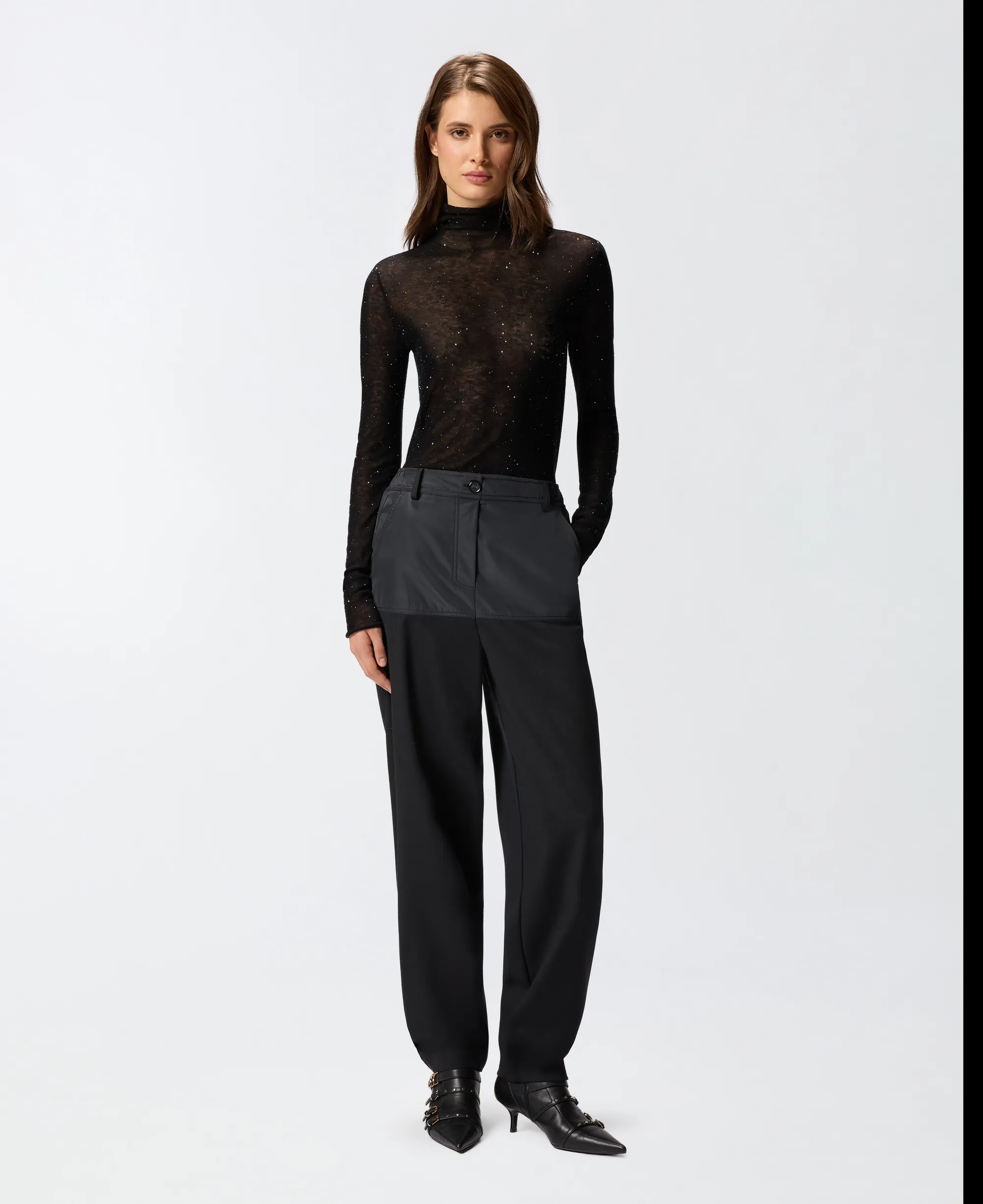 Pinko B'Moss Sweater' Black 105821A2Pm 154444