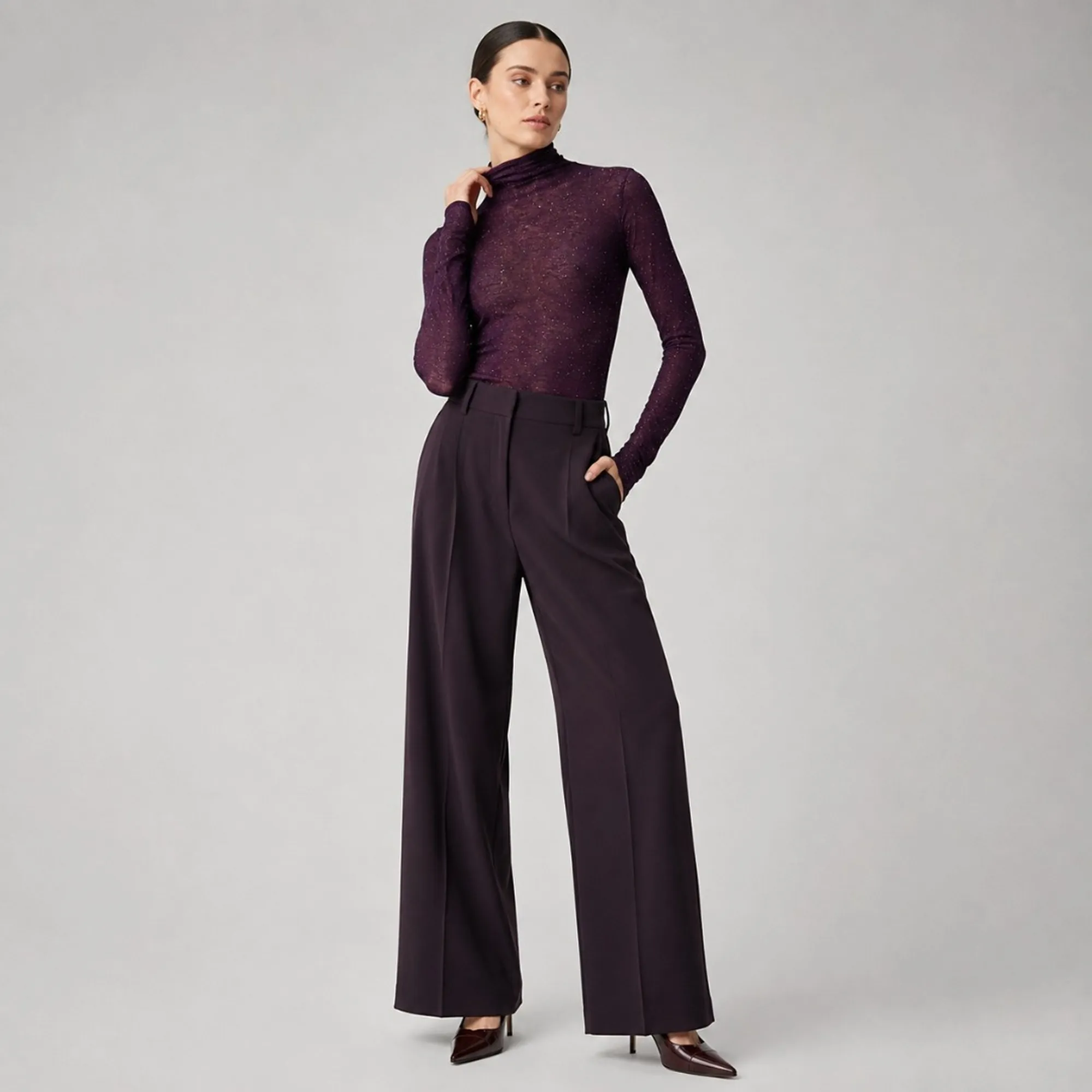 Pinko B'Moss Sweater' Purple 105821A2Pm 186410