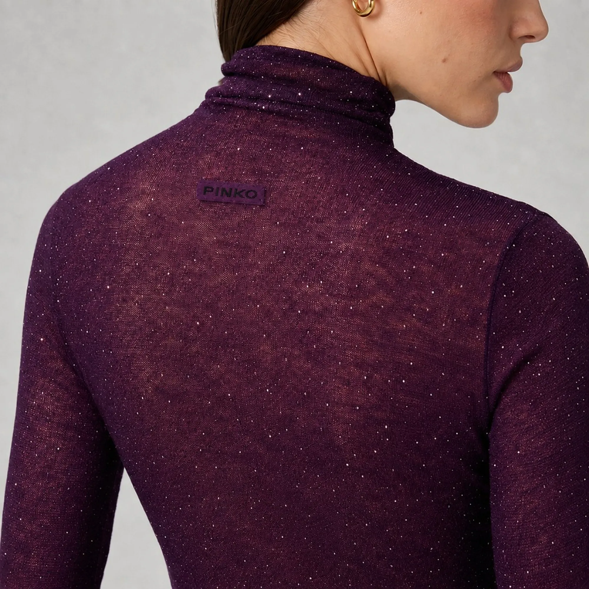 Pinko B'Moss Sweater' Purple 105821A2Pm 186411