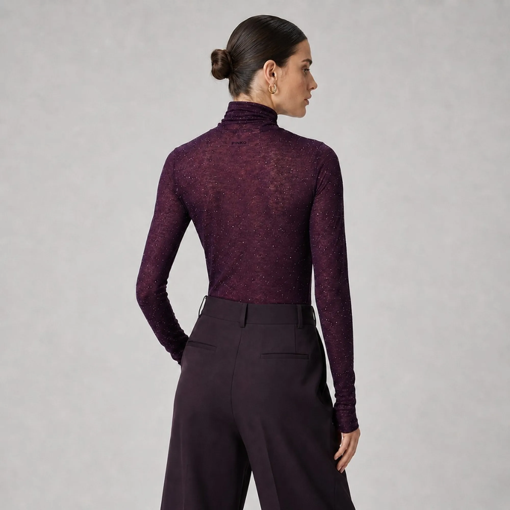 Pinko B'Moss Sweater' Purple 105821A2Pm 186412