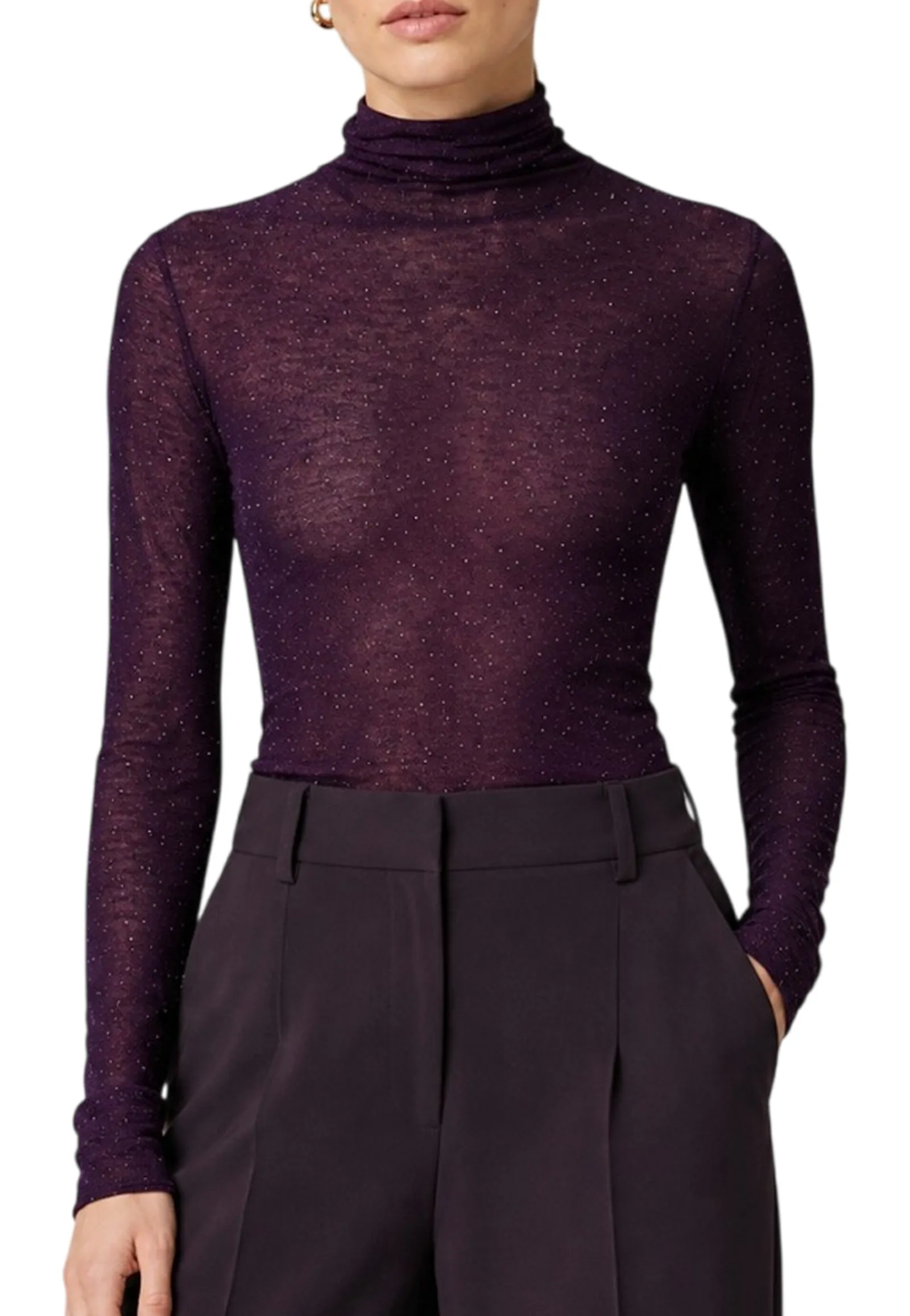 Pinko Maglia Moss Viola 105821A2Pm 187521