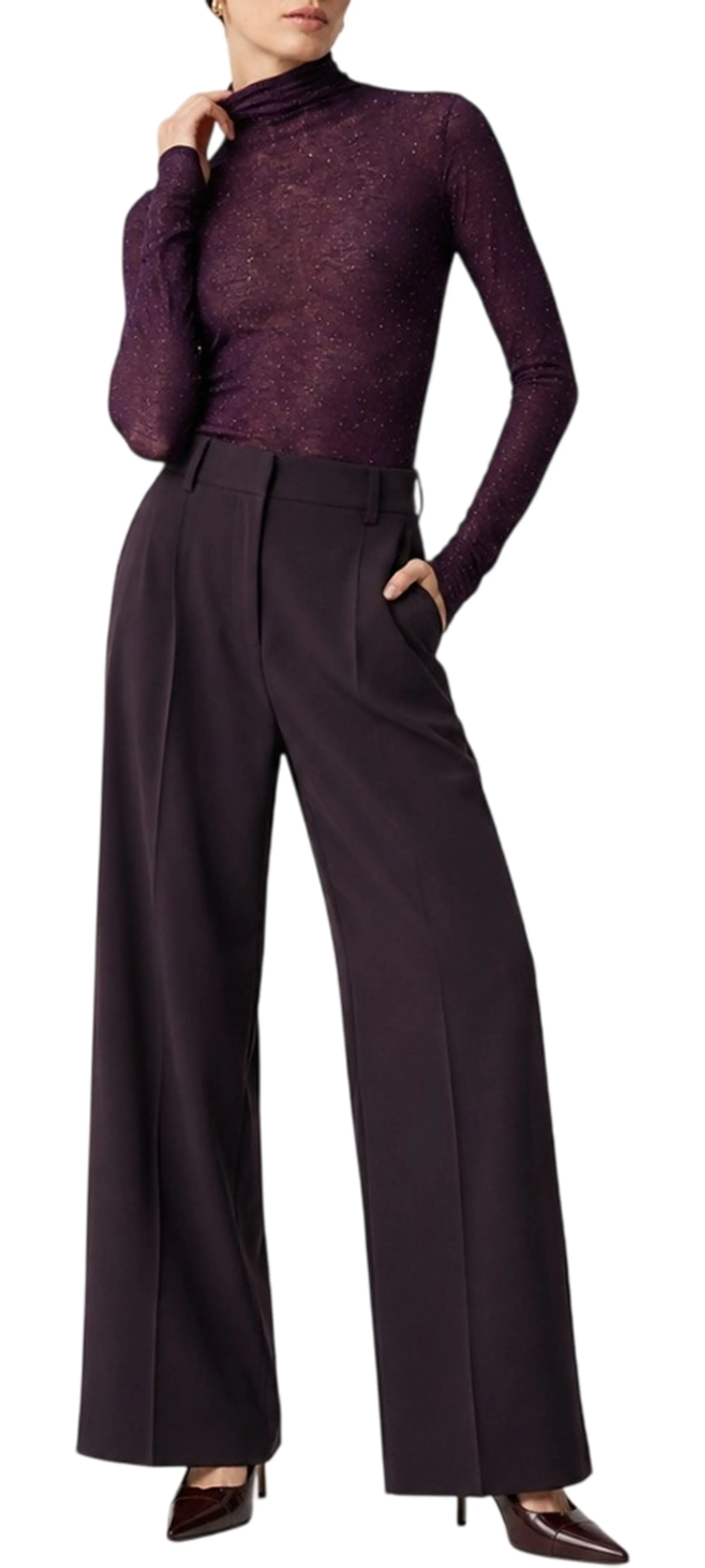 Pinko B'Moss Sweater' Purple 105821A2Pm 187523