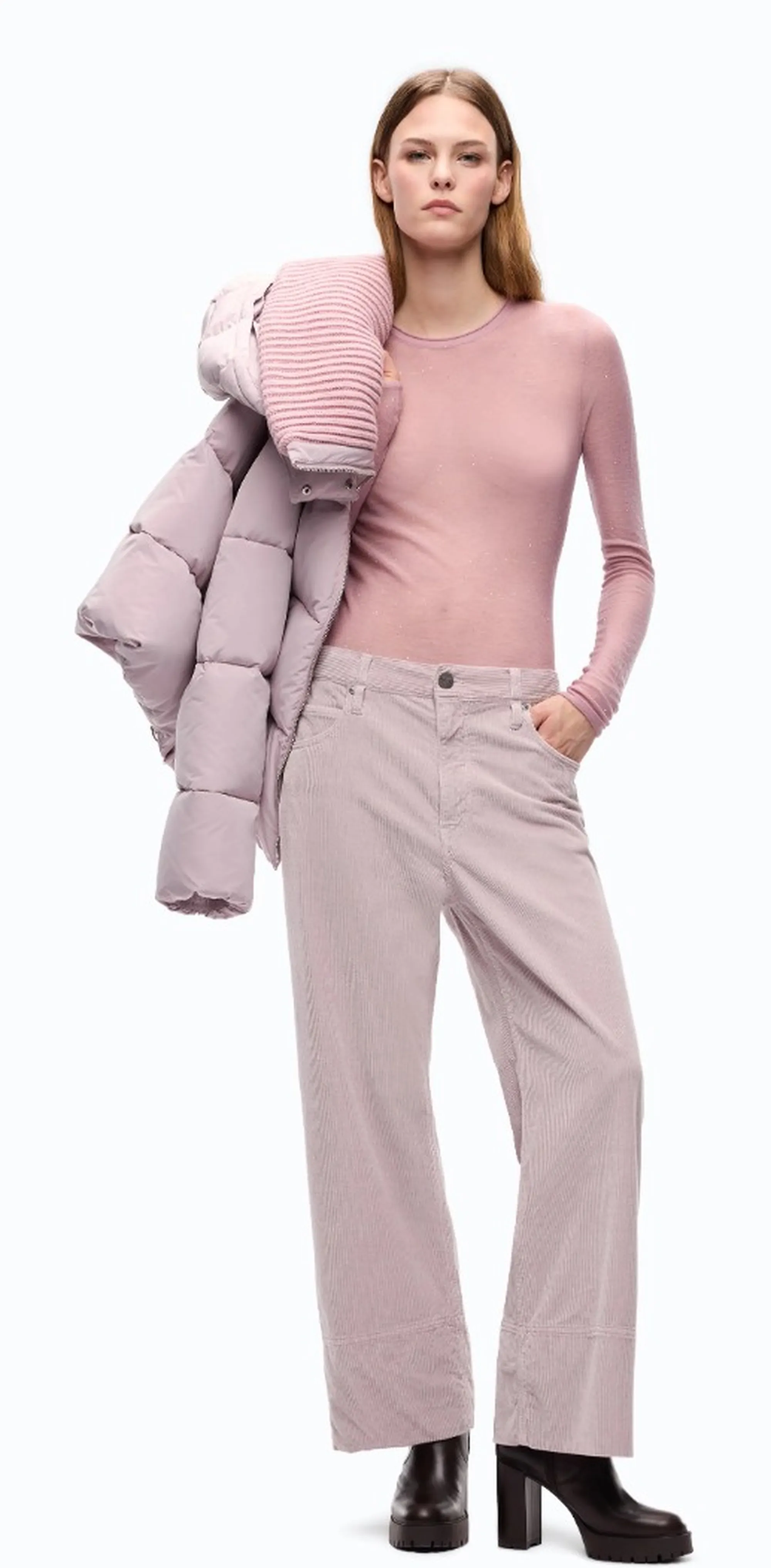 Pinko Maglia Pico Ultrafine Rosa 105398A2Pm 185925