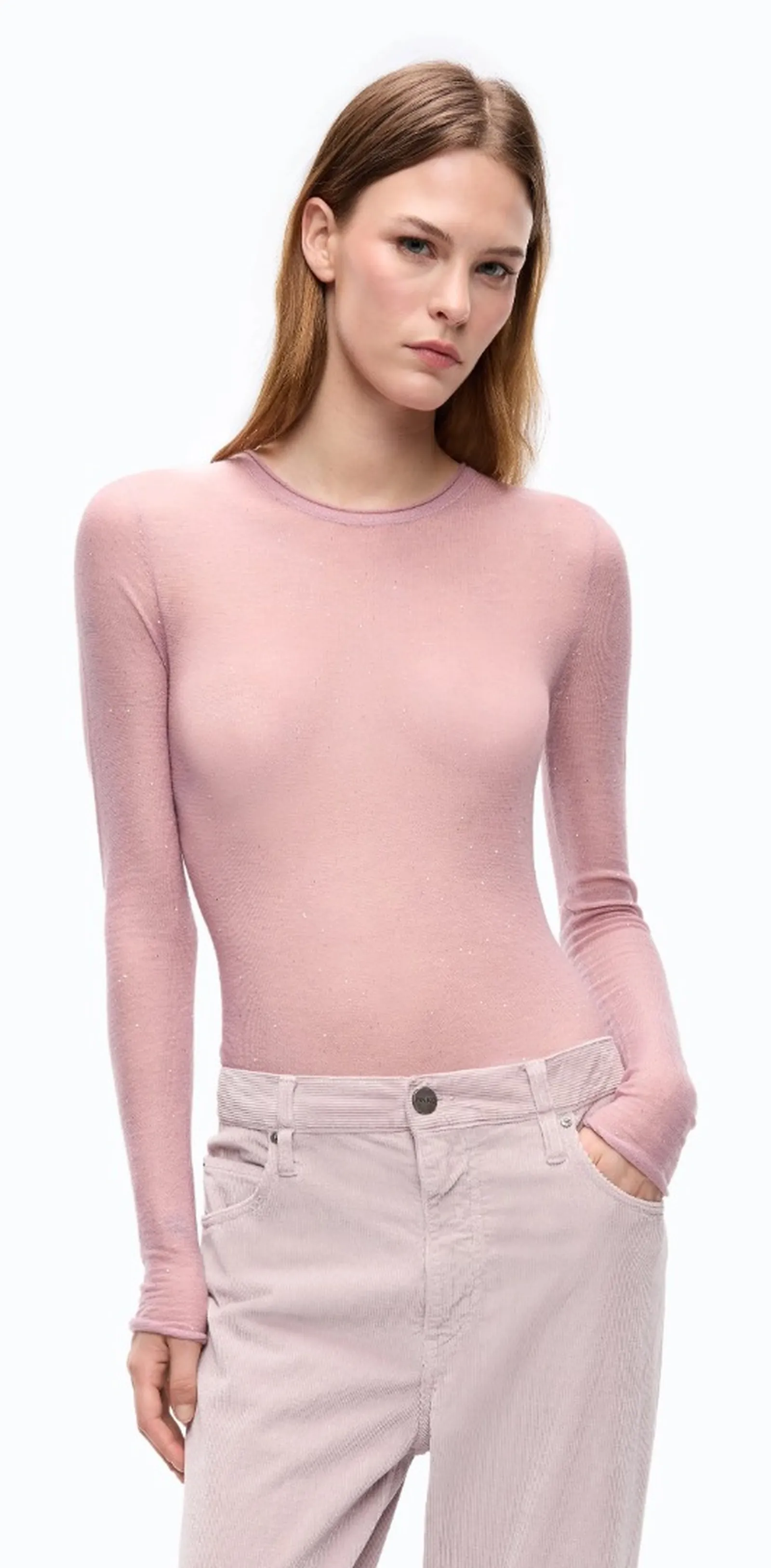 Pinko Maglia Pico Ultrafine Rosa 105398A2Pm 185926