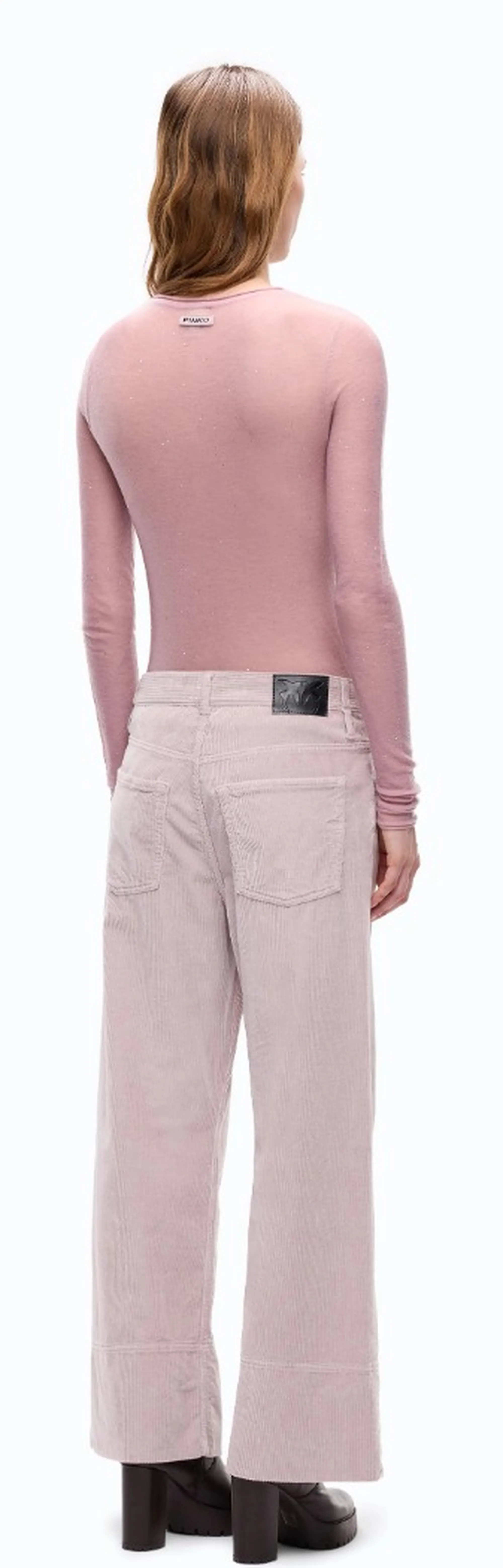 Pinko Maglia Pico Ultrafine Rosa 105398A2Pm 185928