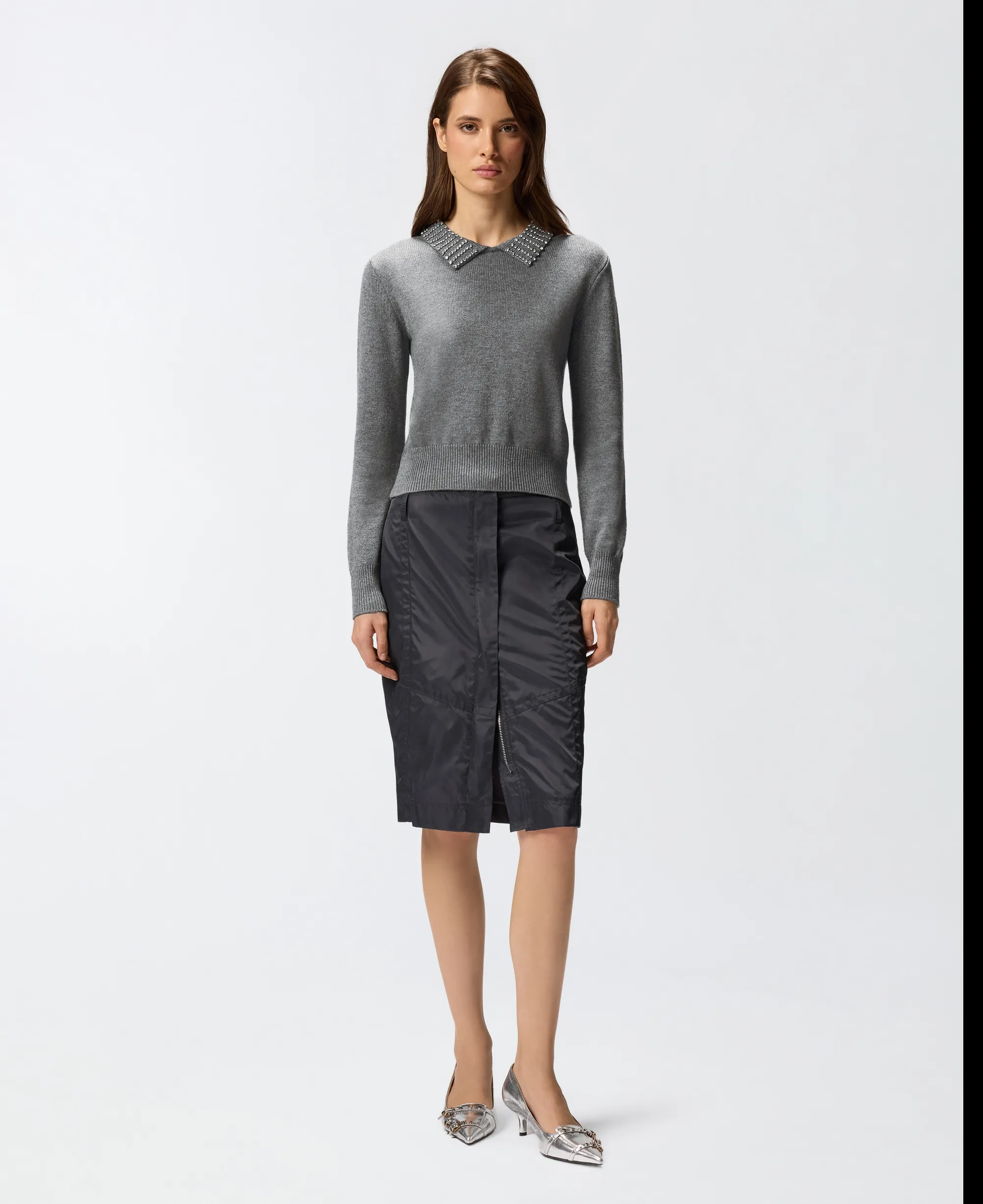 Pinko B'Ventotene Jersey' Grey 105530A2S4 154424