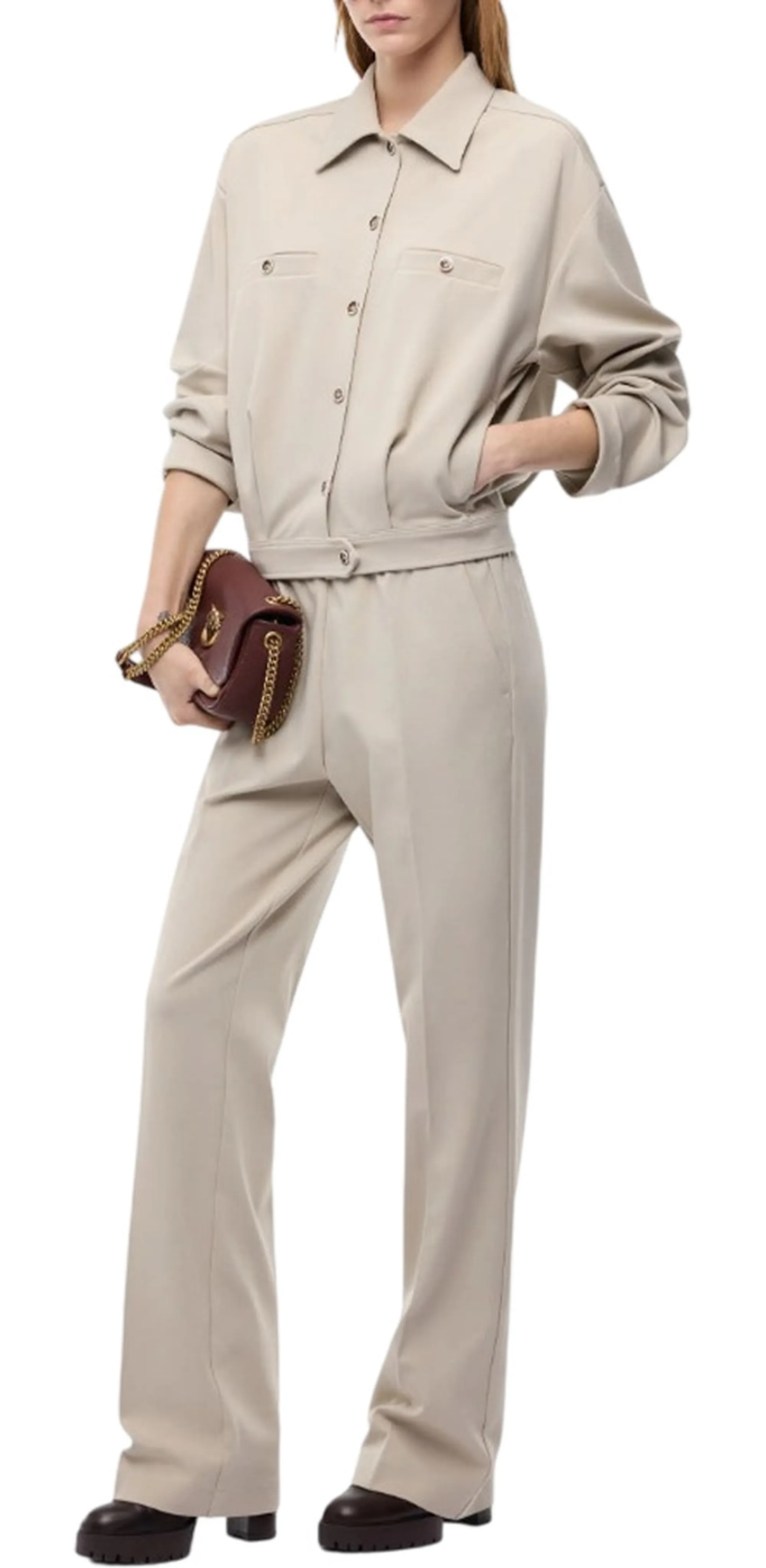 Pinko Pantalone Beige 107213A3Ah 197105