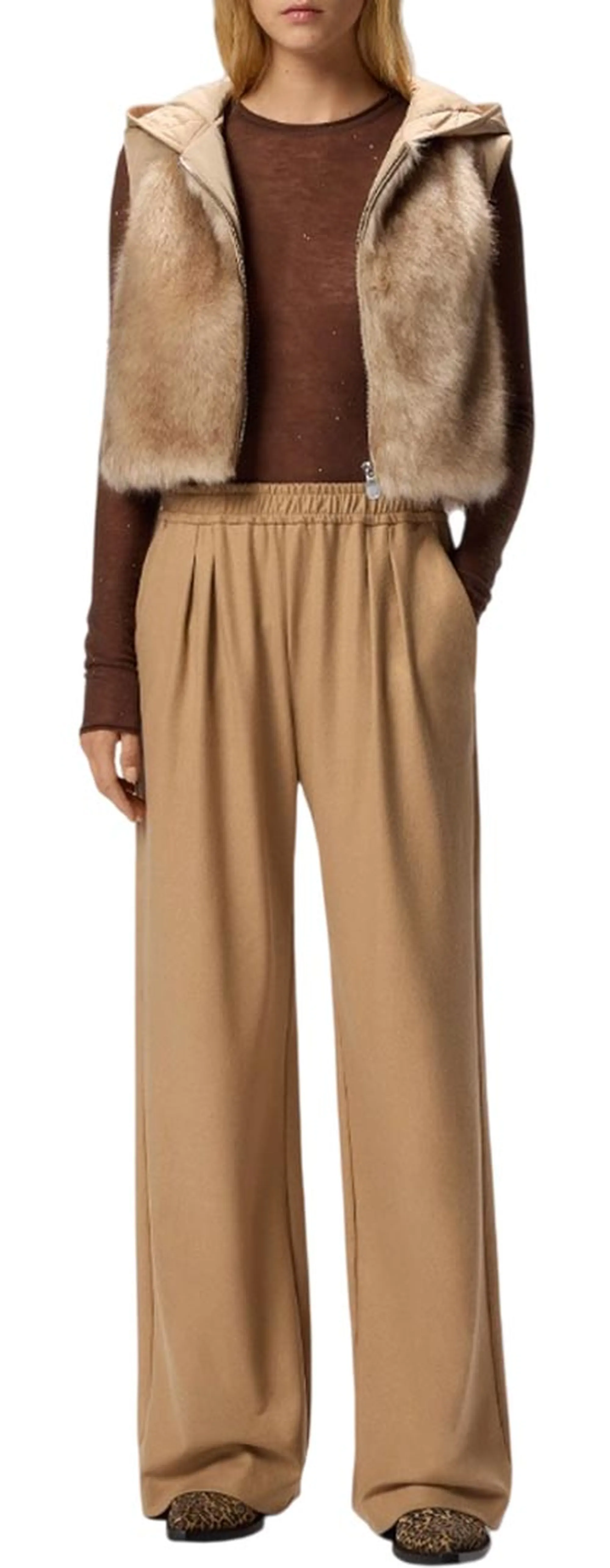 Pinko Pantalone Cammello 106118A2Zu 168841