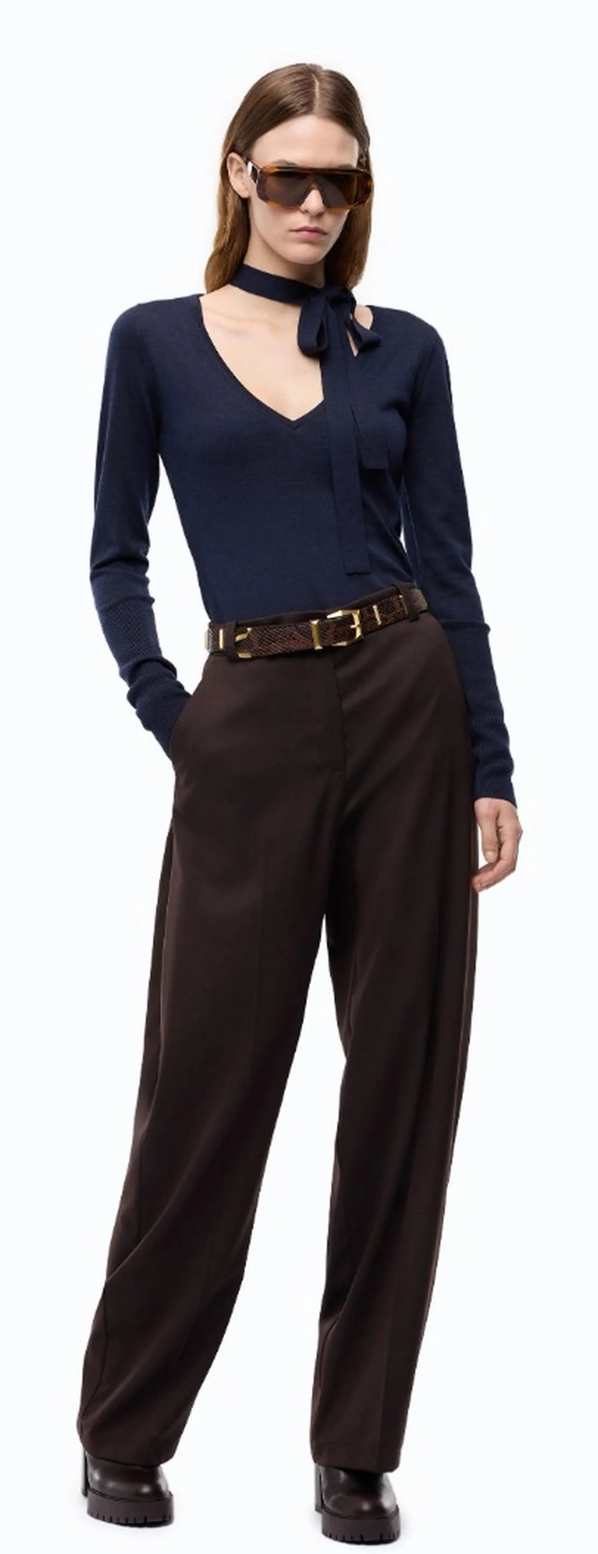 Pinko Pantalone Balbino Marrone 107712A3Ms 185988