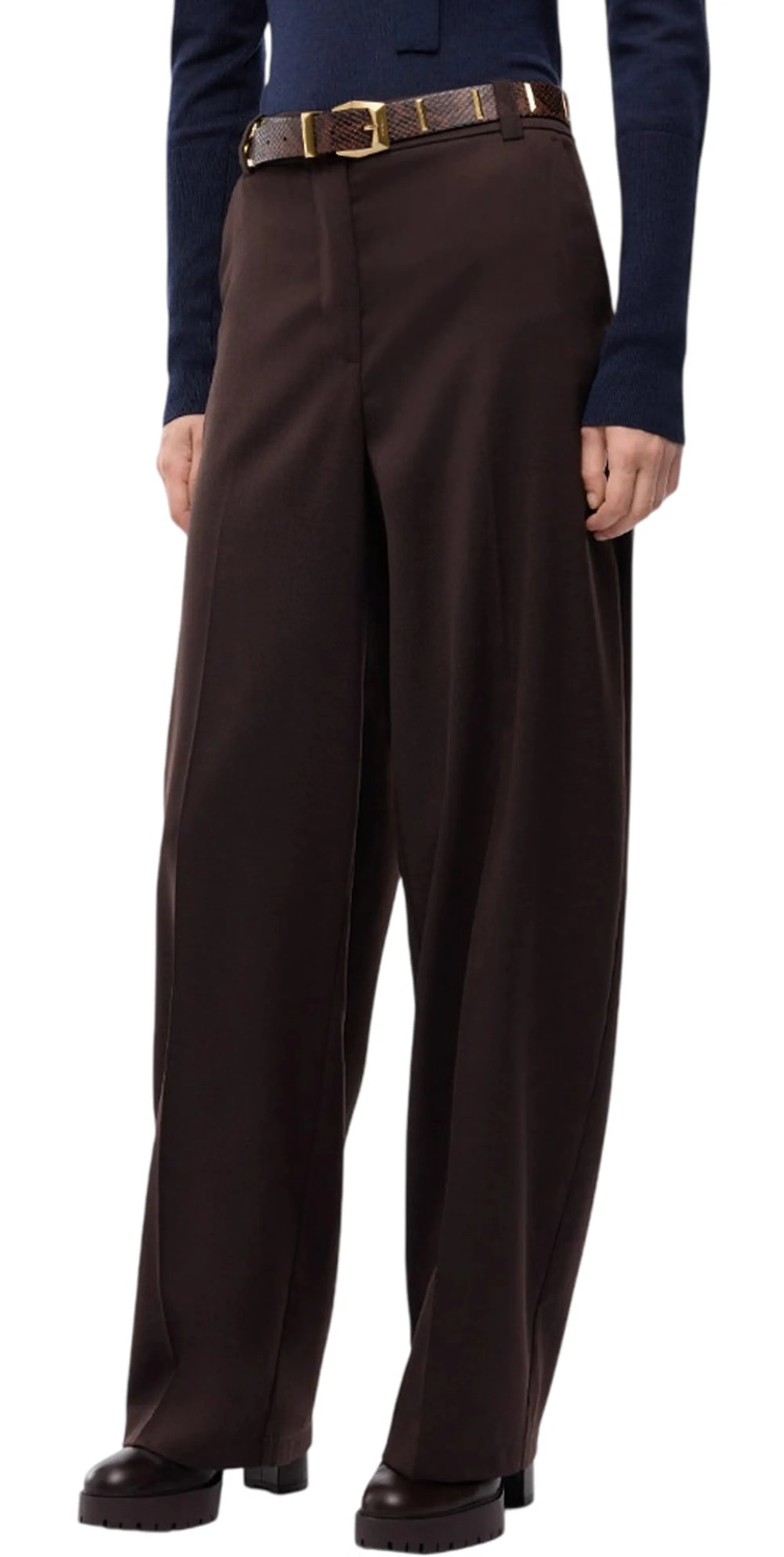 Pinko B'Balbino Trousers' Brown 107712A3Ms 186695
