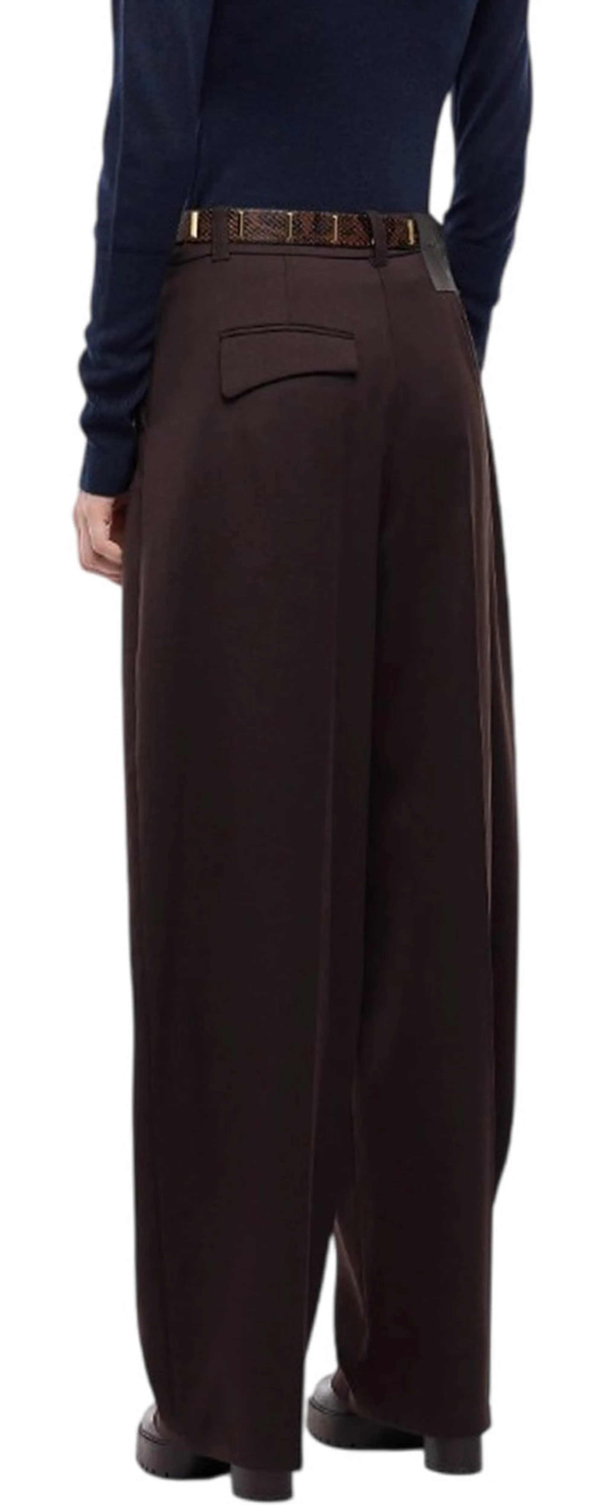 Pinko B'Balbino Trousers' Brown 107712A3Ms 186696