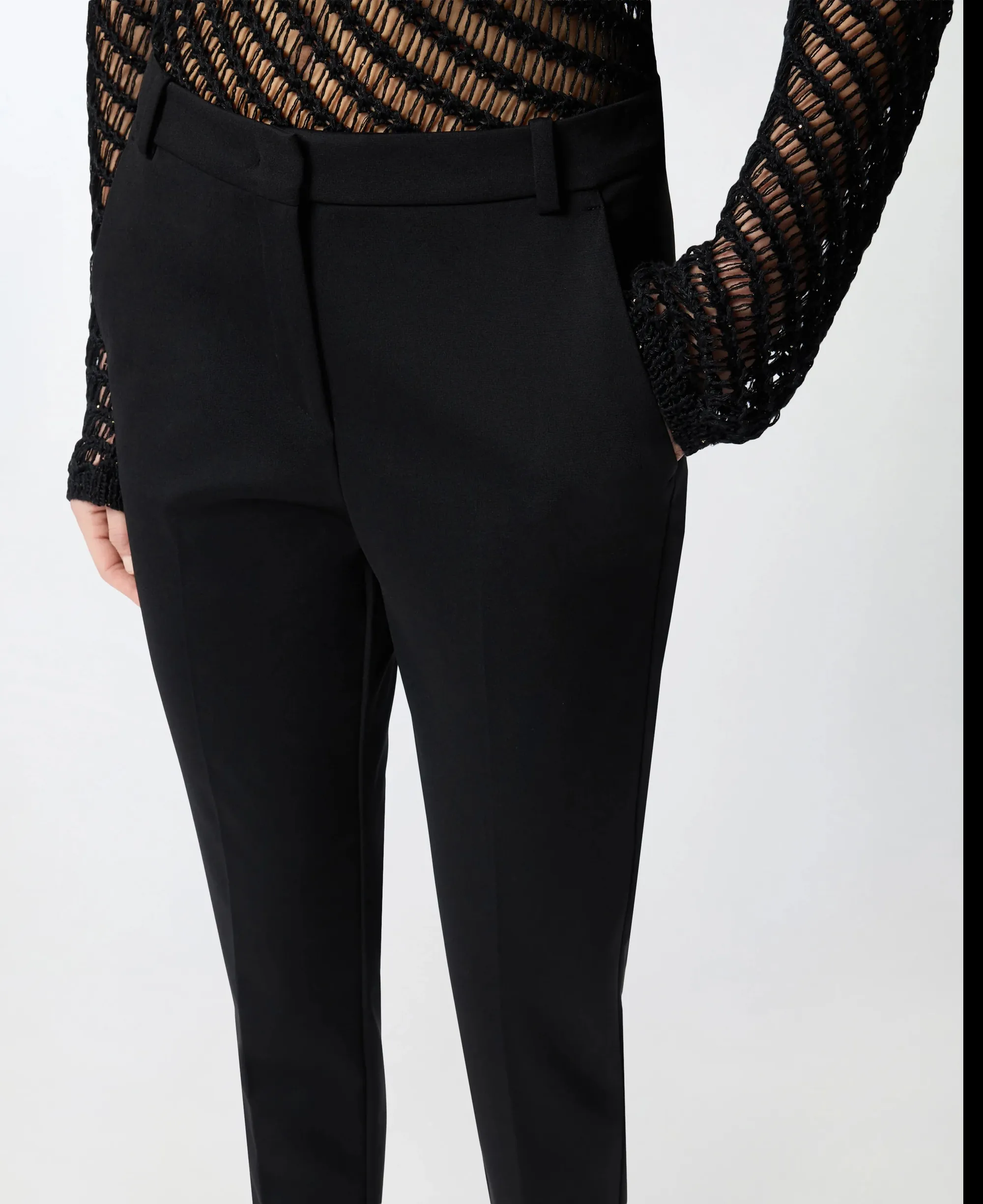 Pinko B'Beautiful Pants' Black 100155A36R 169959