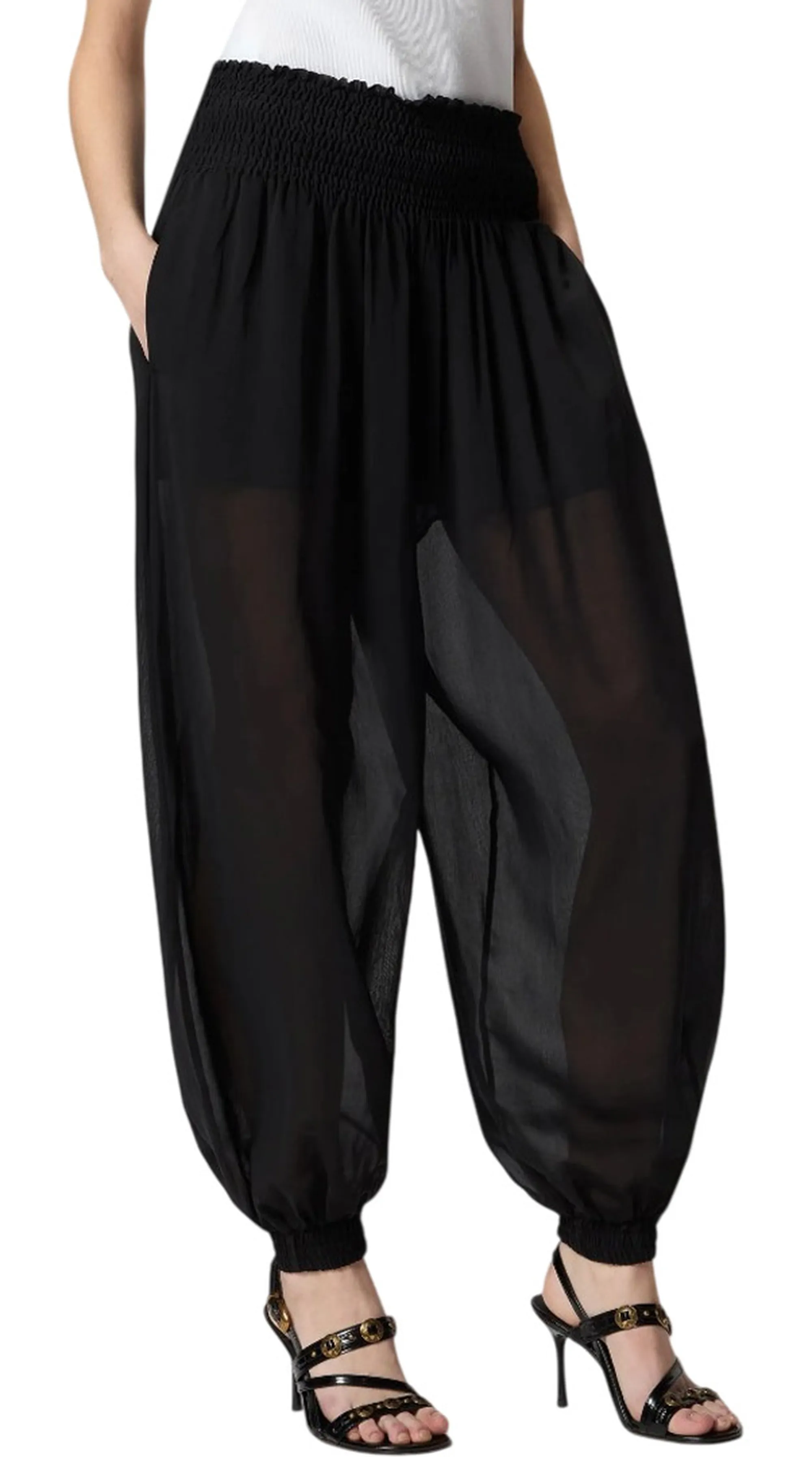 Pinko B'Bore Trousers' Black 106845A3B2 181557