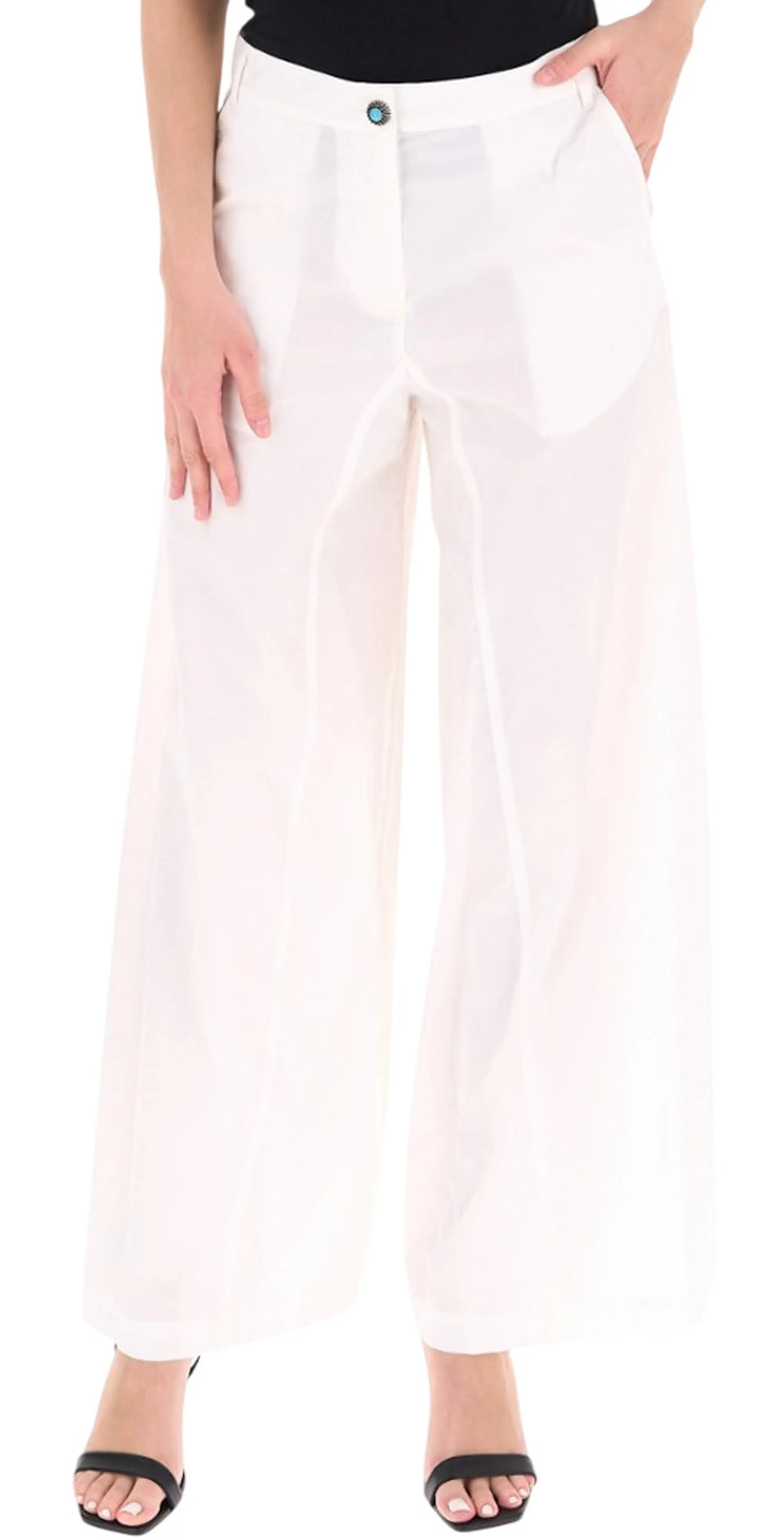 Pinko B'Canelli Trousers' White 106809A2Ld 182795