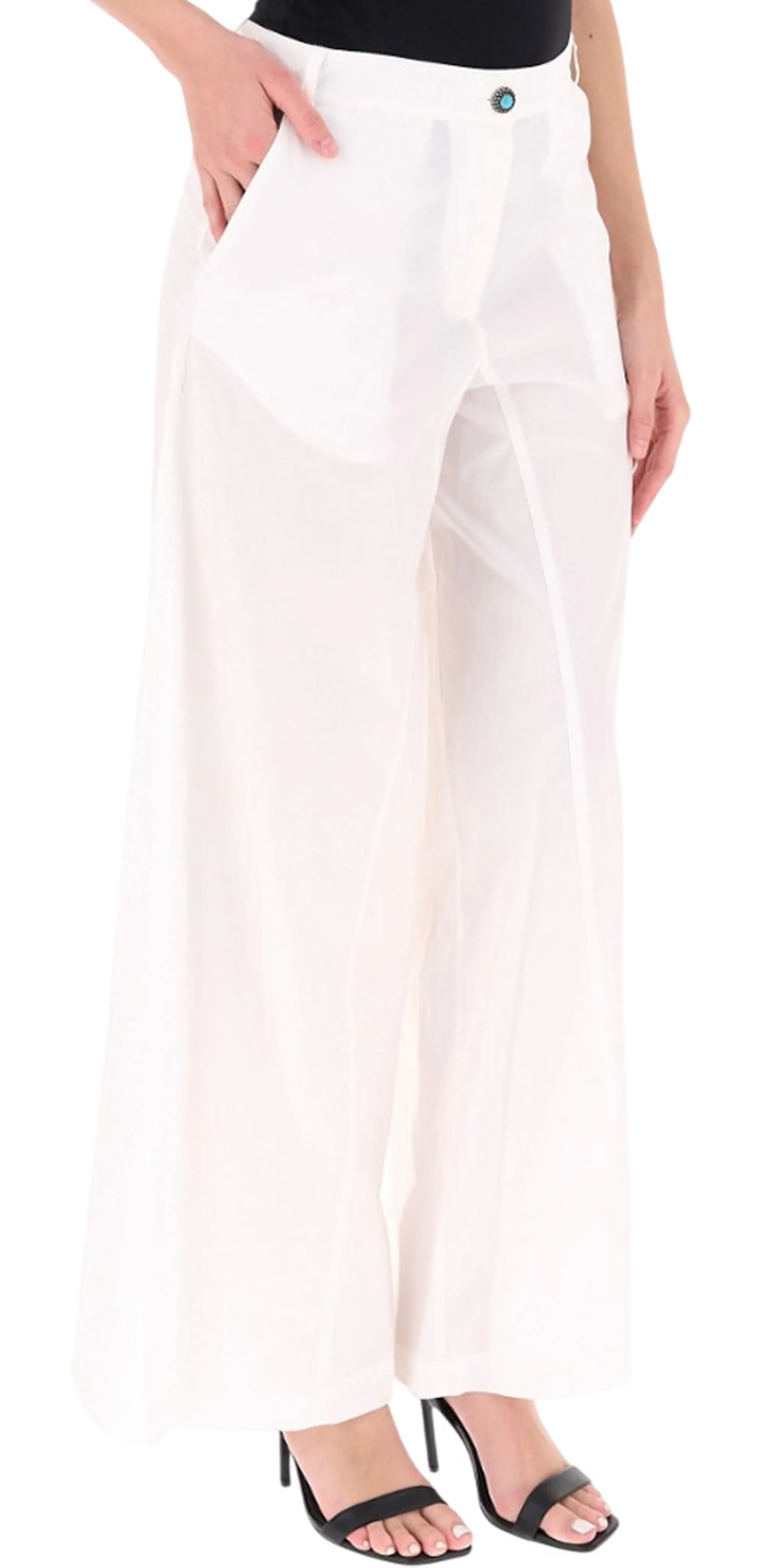 Pinko B'Canelli Trousers' White 106809A2Ld 182796